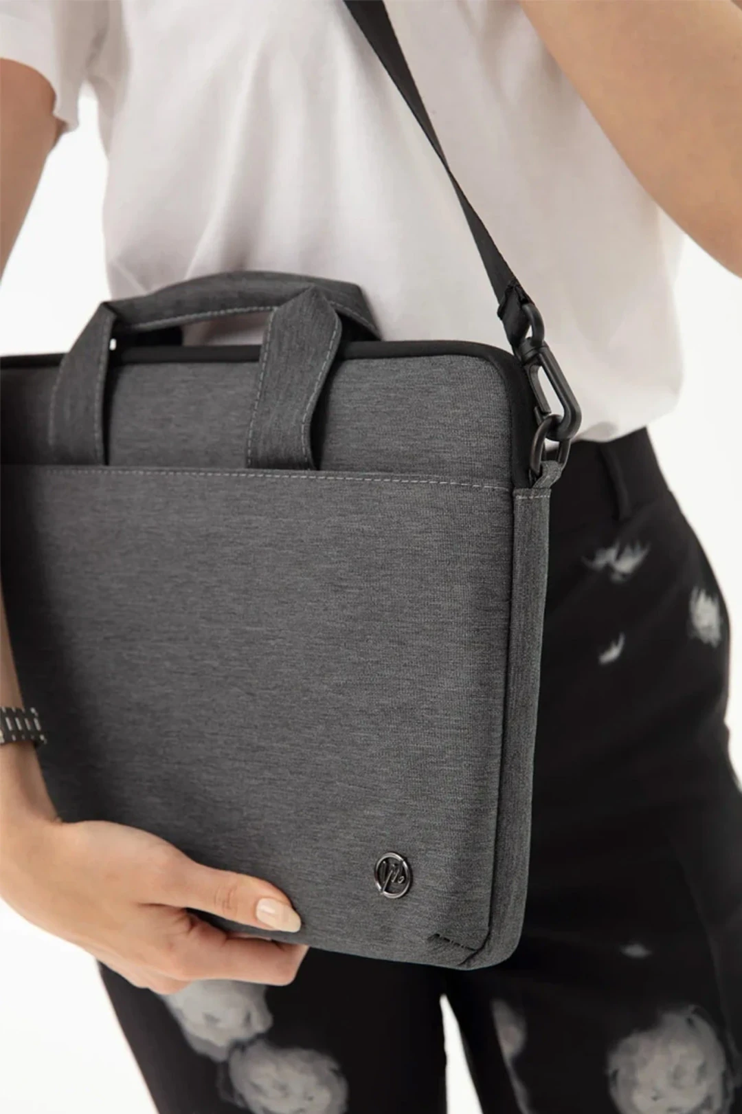 Su Geçirmez Kumaş Evrak & Laptop Çantası 13" - 14" Inç