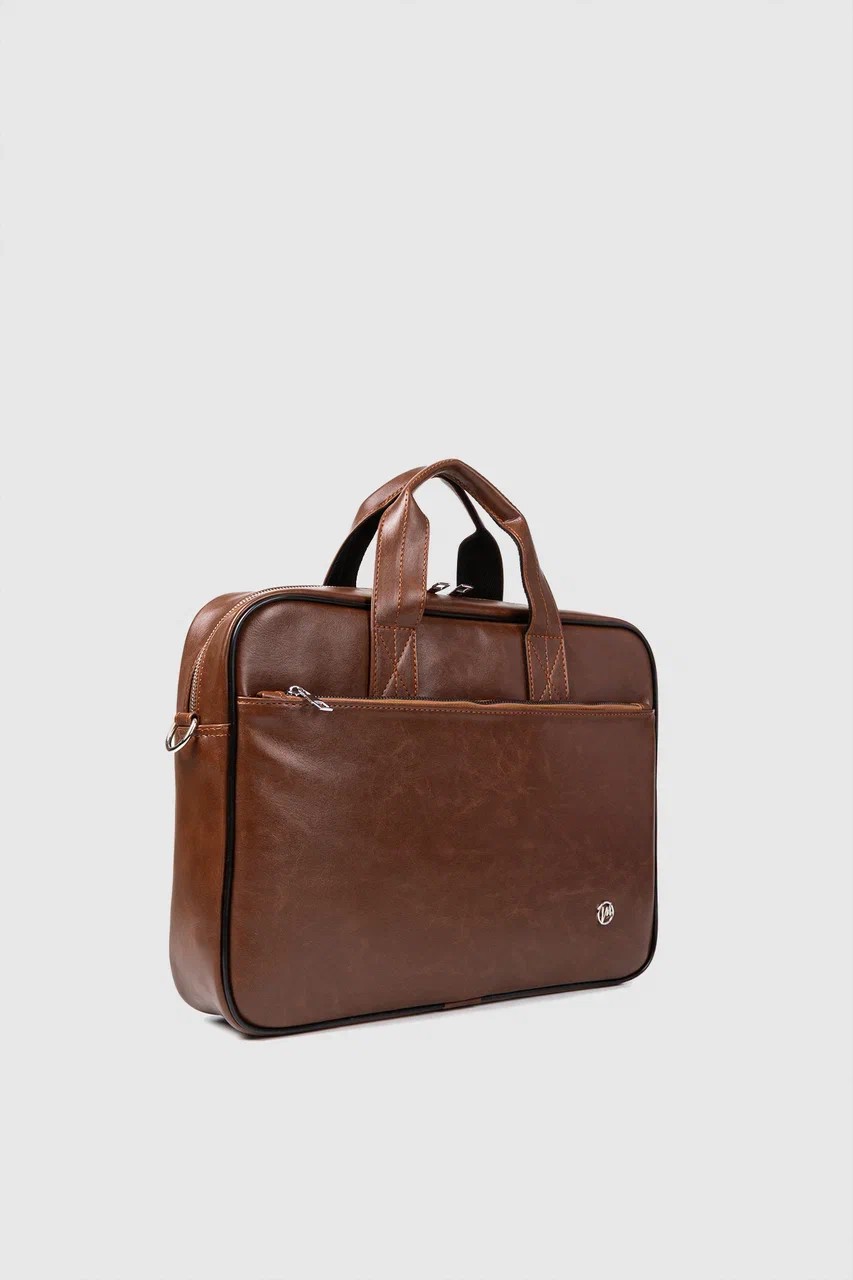 Unisex 13-14 Inç Evrak Laptop Çantası  - Taba