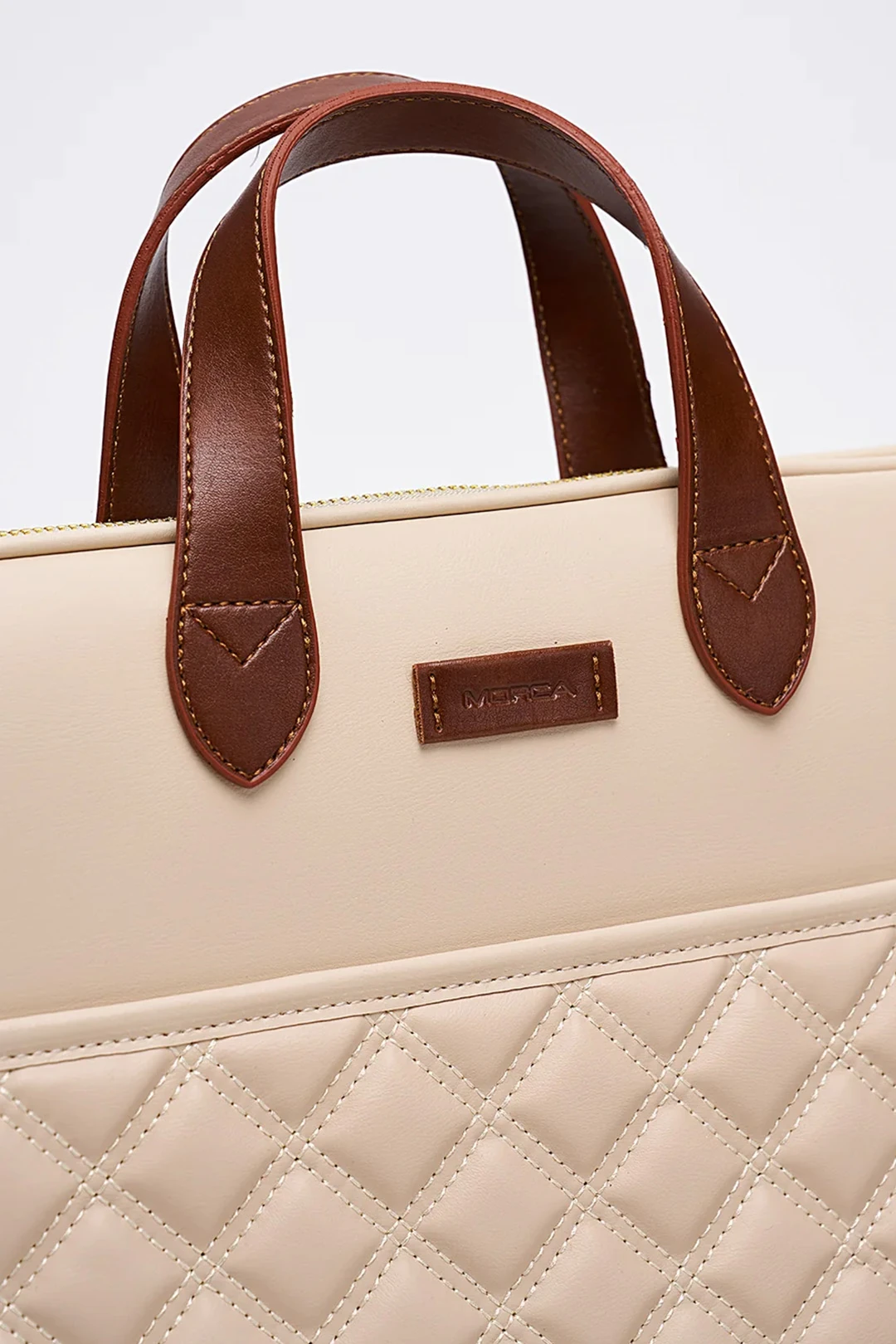 Macbook Air Pro 15" & 16" inç Laptop Evrak Çantası  - Bej