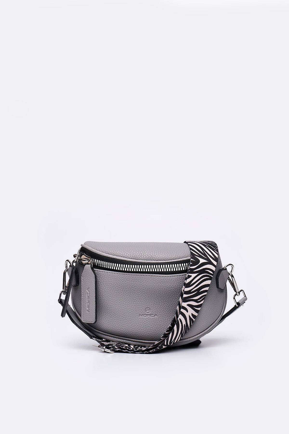 Çapraz Askılı Kadın Vücut Çantası & Body Bag - Gri