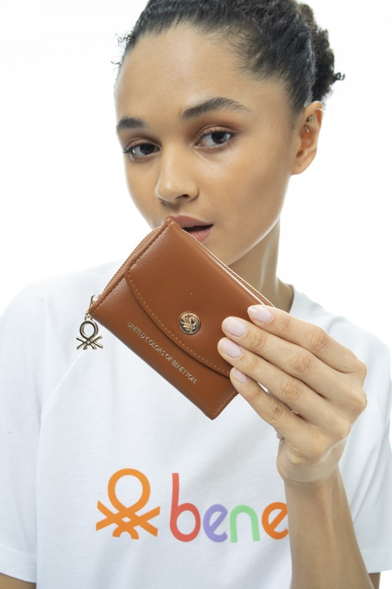 Benetton Kadın Cüzdan Camel Bnt_668