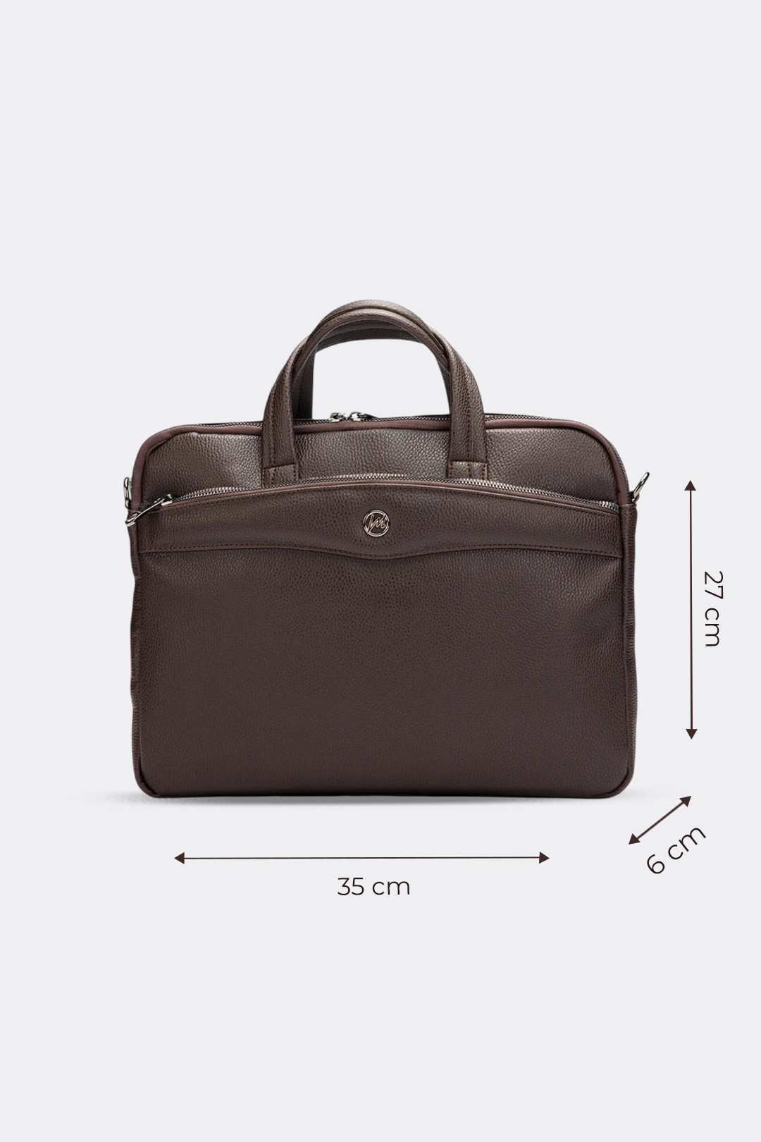 Unisex Kahve 13" & 14" Laptop Evrak Çantası Kahve