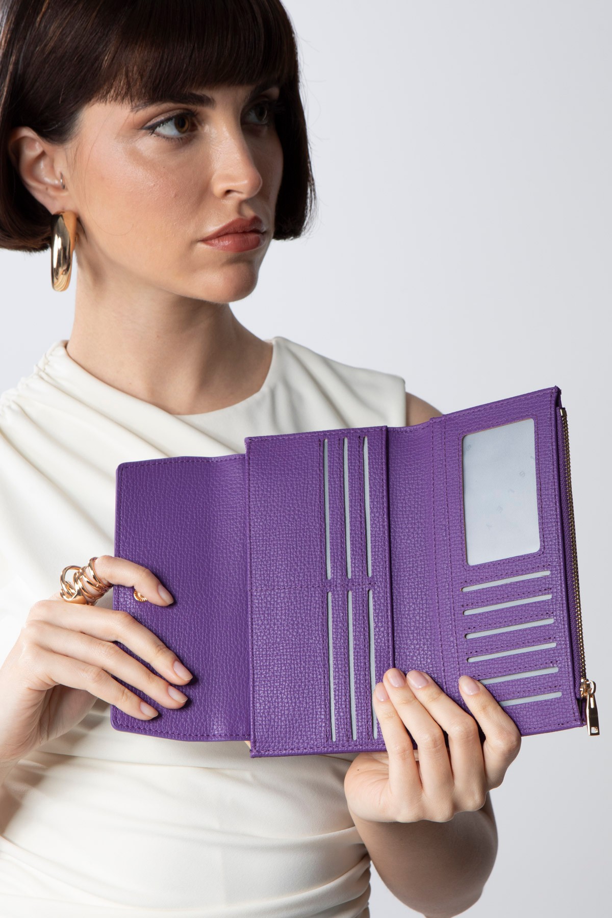 Sisley Kadın Cüzdan SLY_228 - Mürdüm