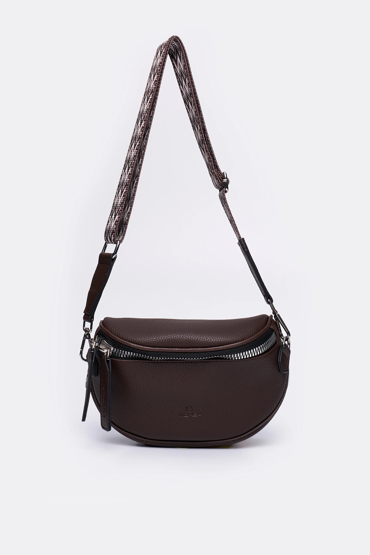 Çapraz Askılı Kadın Vücut Çantası & Body Bag - Kahverengi