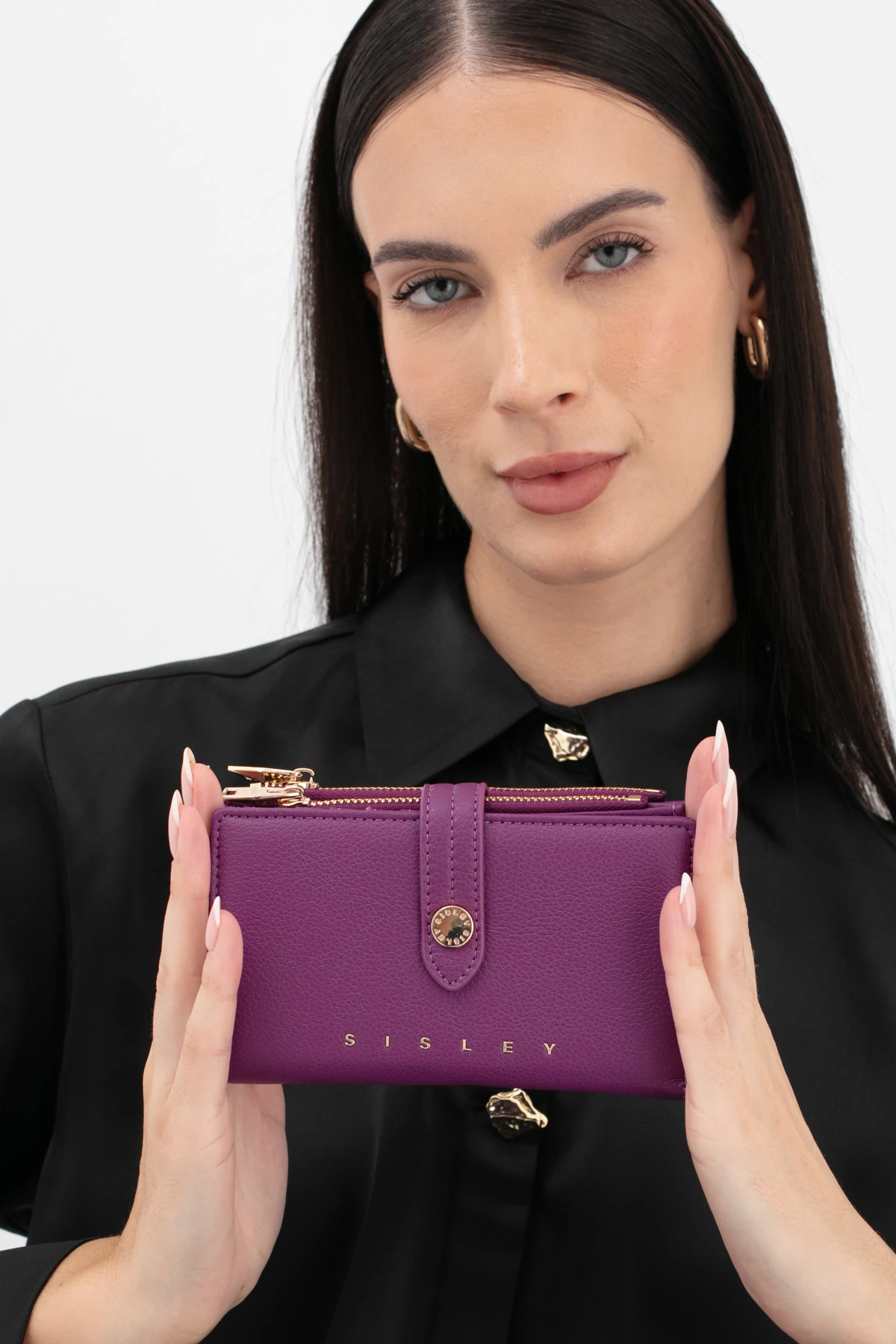 Sisley Kadın Cüzdan SLY_256 - Mürdüm