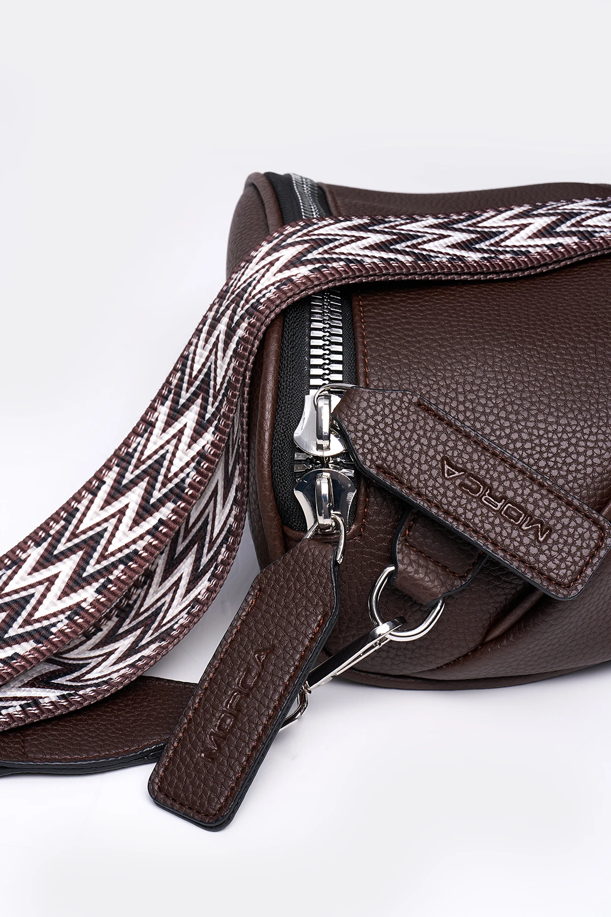 Çapraz Askılı Kadın Vücut Çantası & Body Bag - Kahverengi