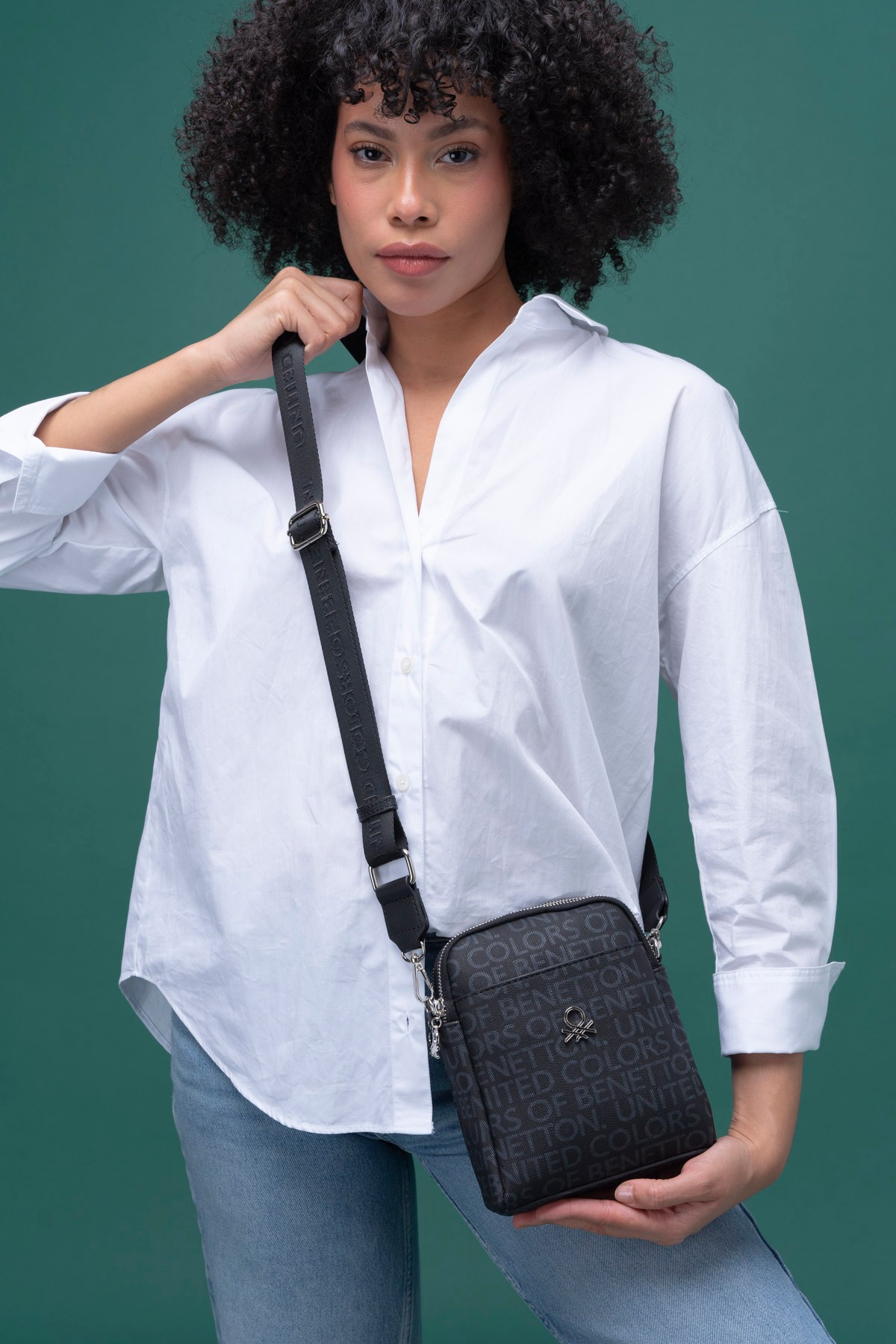 Benetton Kadın Çapraz Çanta BNT_1294 - Siyah