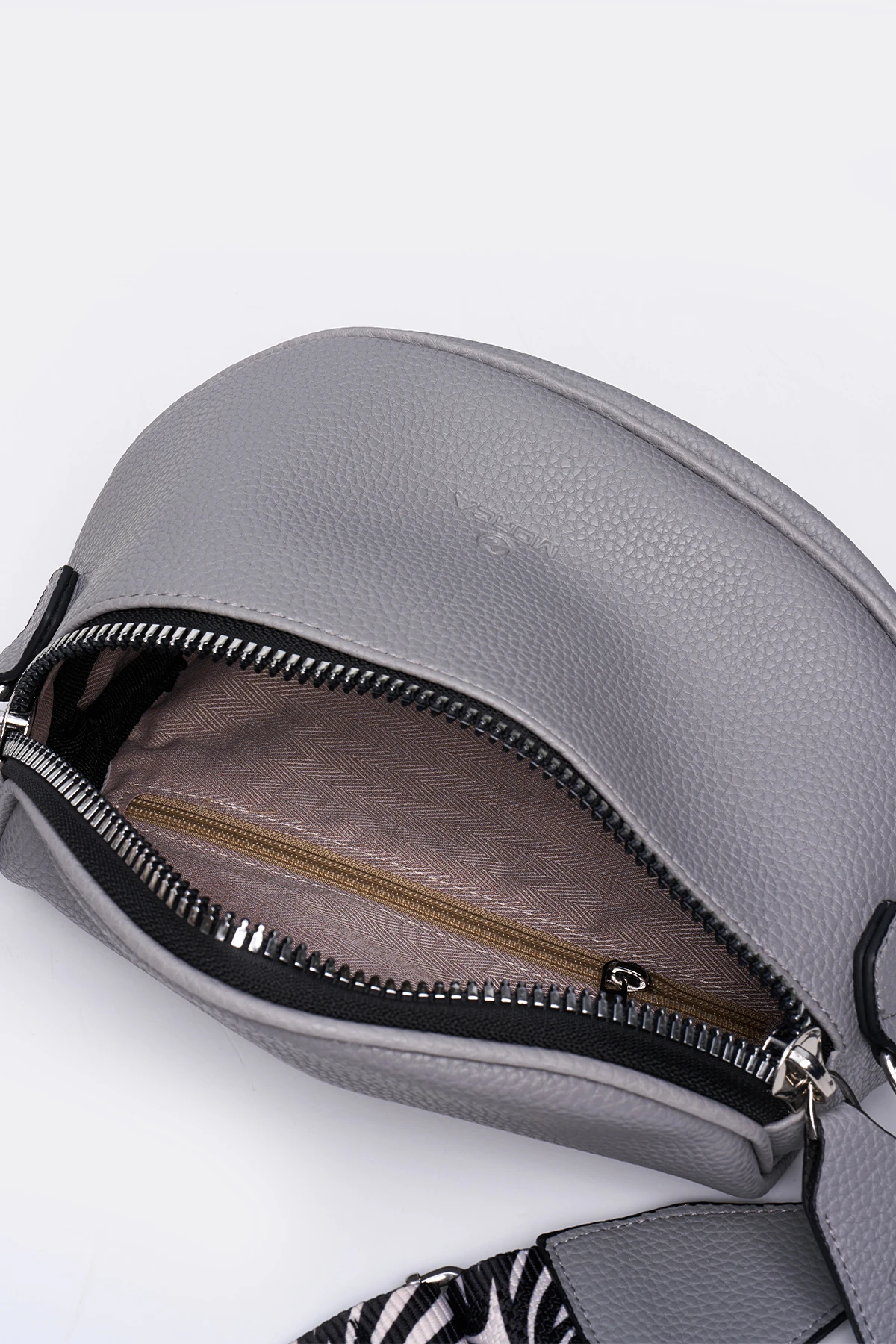 Çapraz Askılı Kadın Vücut Çantası & Body Bag - Gri