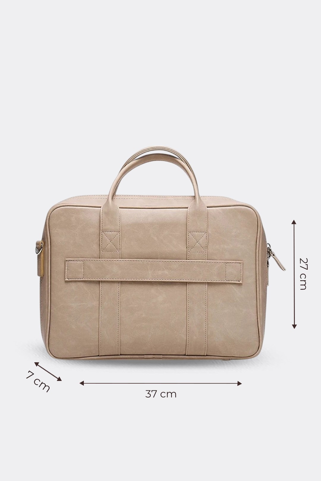 Macbook Organizer Laptop Evrak Çantası 13" & 14" İnç - Crazy Bej