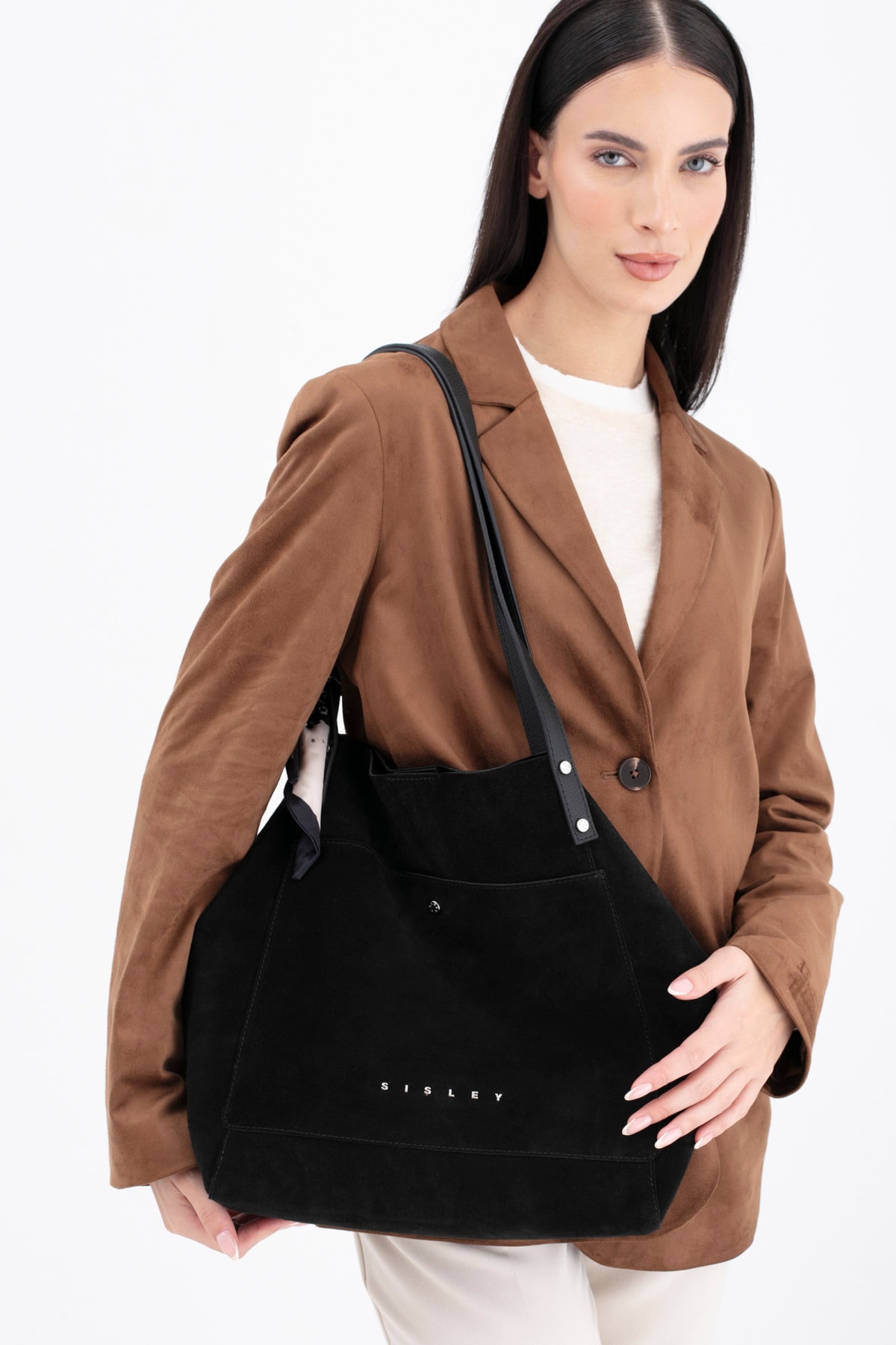 Sisley Kadın Omuz Çantası SLY_303 - Siyah