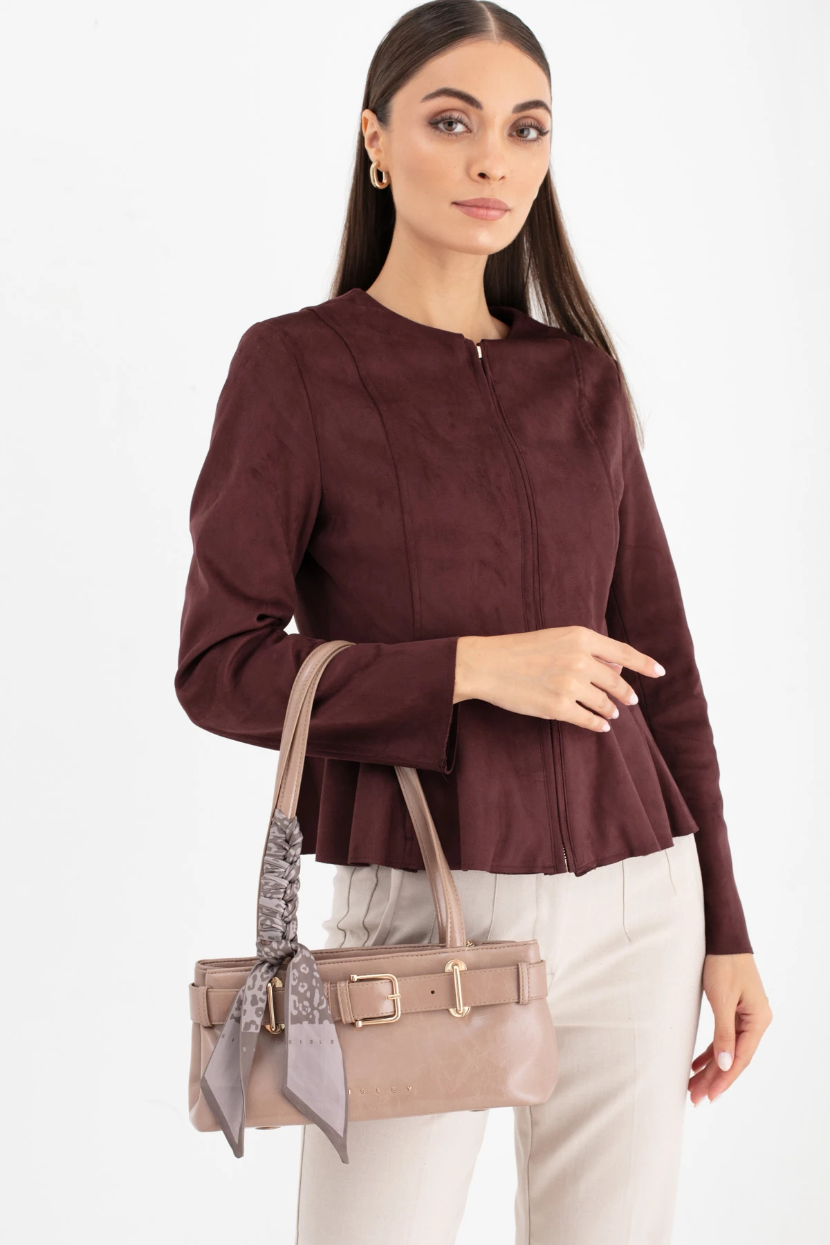 Sisley Kadın Omuz Çantası SLY_290 - Taş