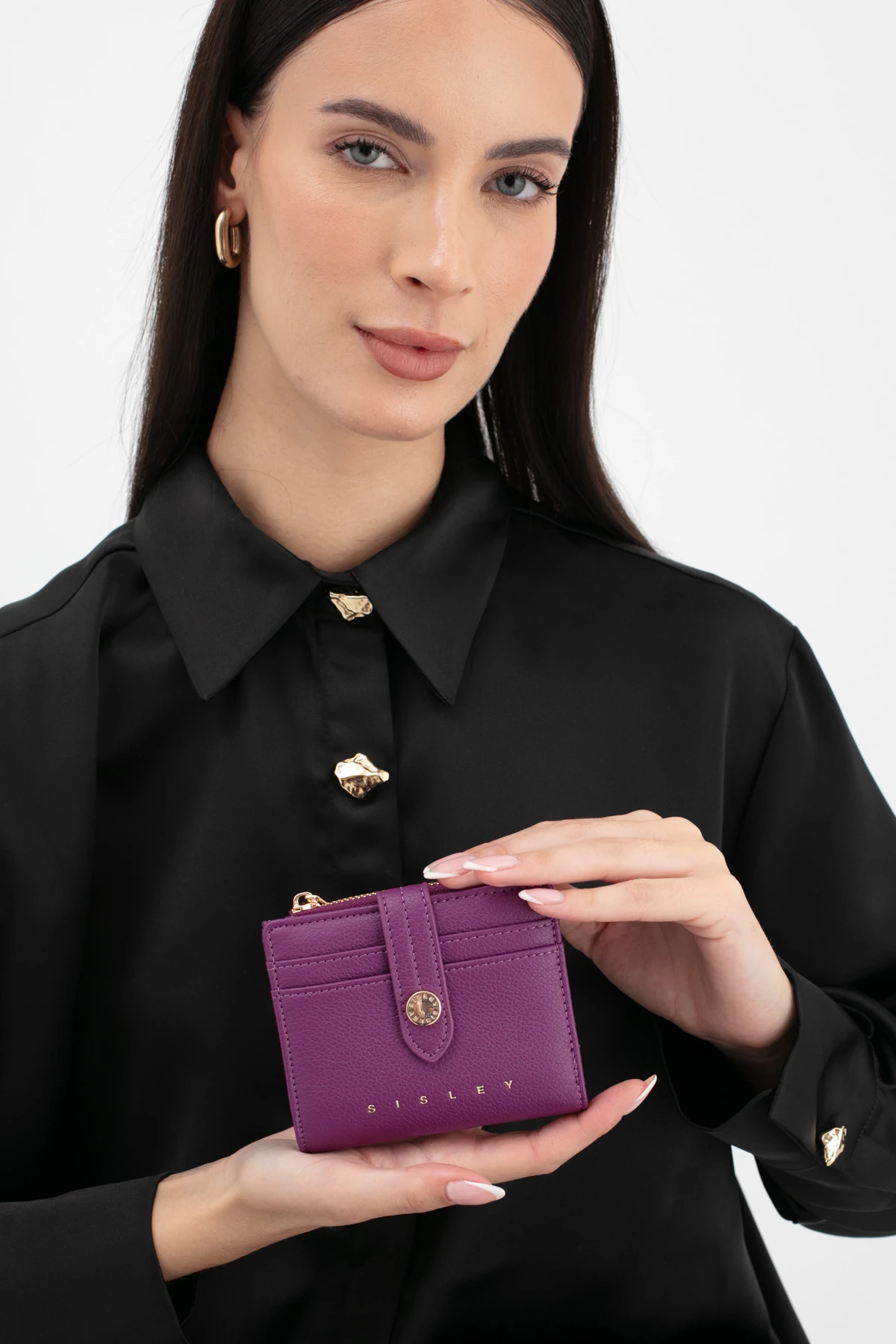 Sisley Kadın Cüzdan SLY_257 - Mürdüm