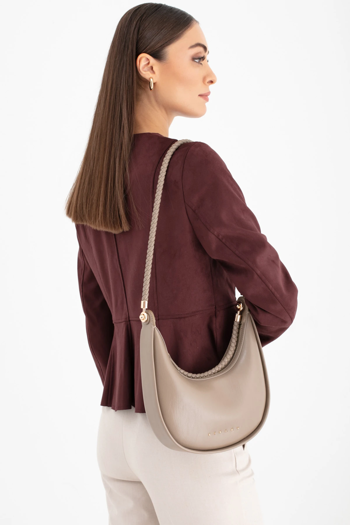 Sisley Kadın Omuz Çantası SLY_294 - Taş