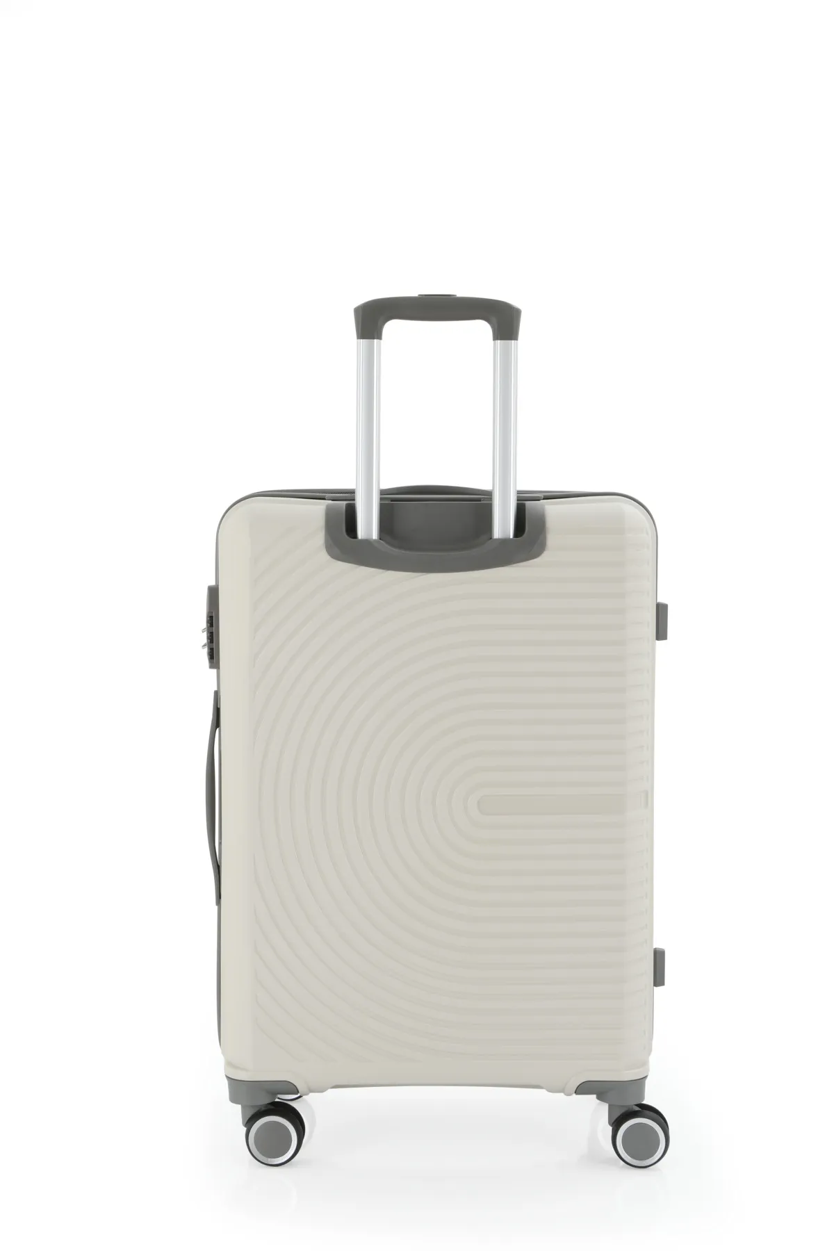 MÇS Polipropilen Orta Boy Valiz  - Kemik-Gri