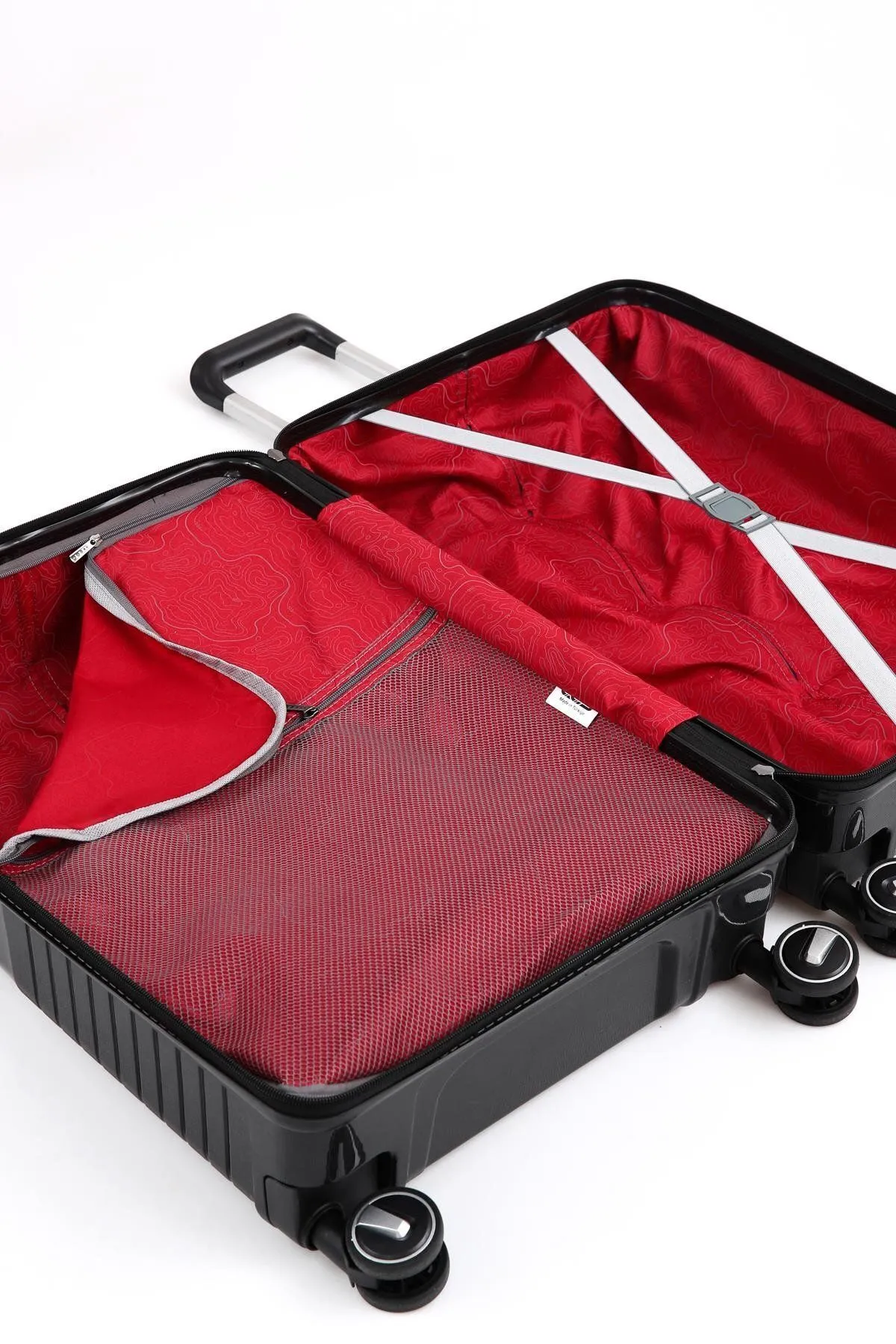 ÇÇS 5239 Polipropilen 3'lü Valiz Seti - Siyah