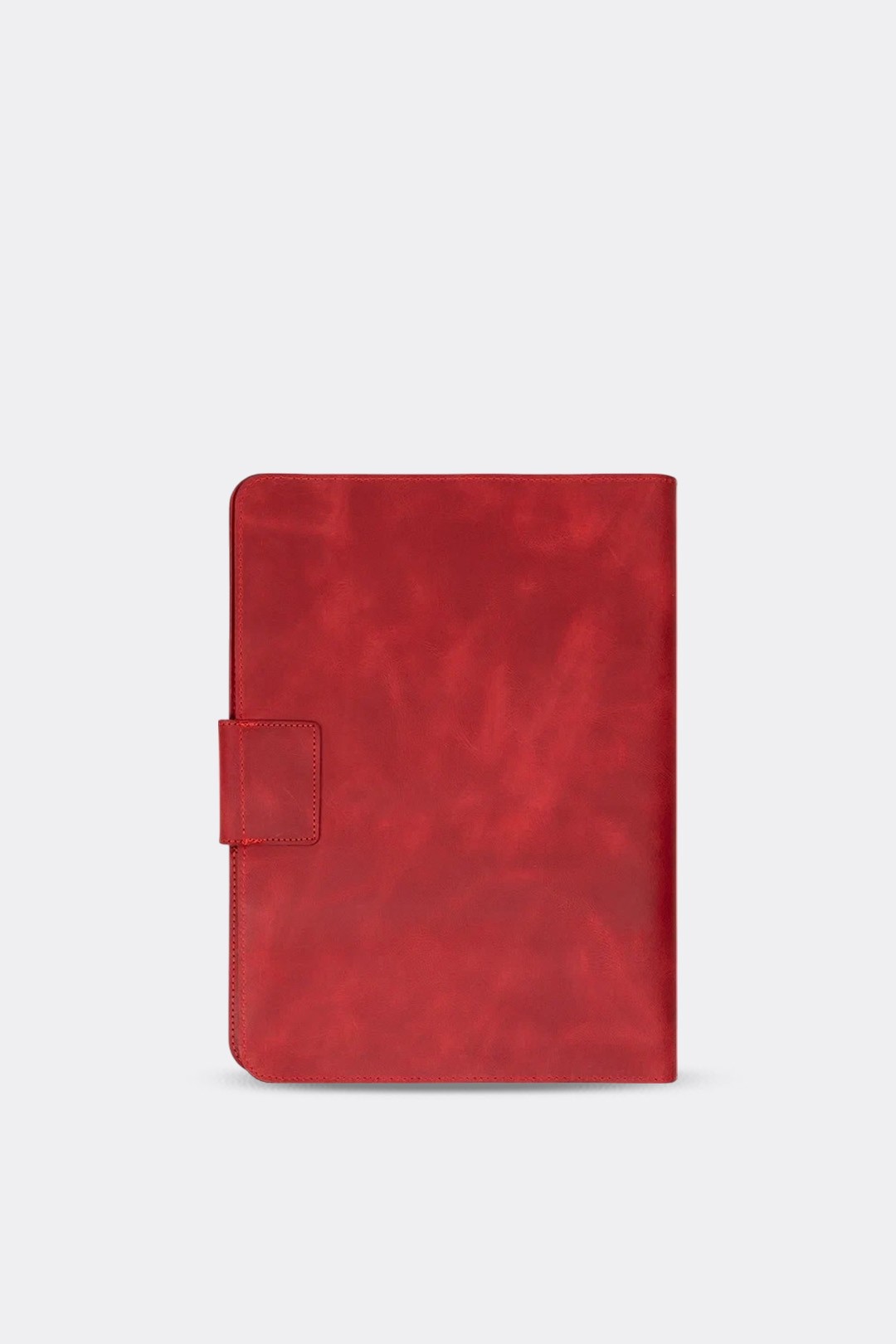 Hakiki Deri Macbook Air Pro 13-14 İnç Organizer Evrak & Laptop & Tablet Çantası - Kırmızı