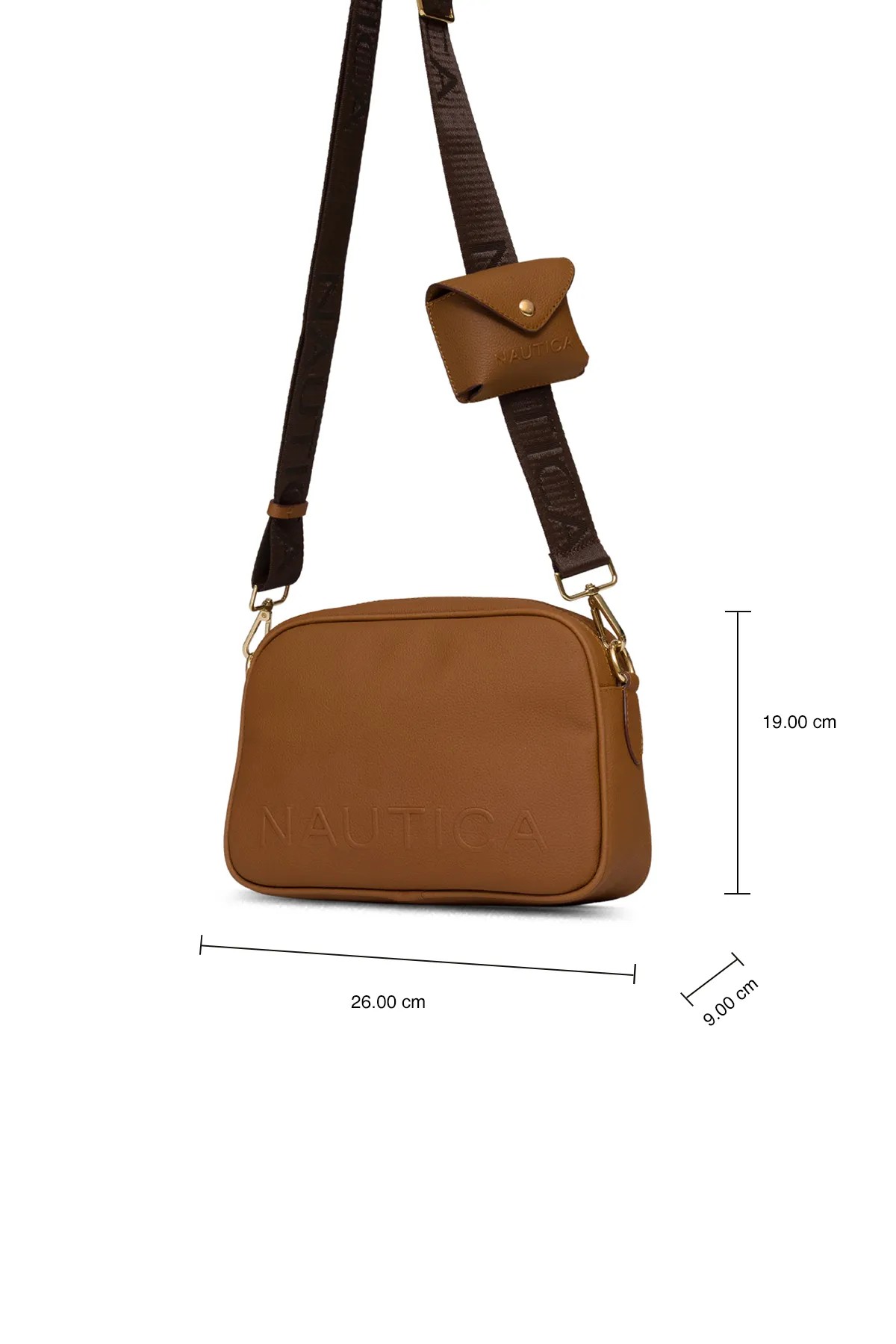 Nautica kadın Çapraz Çanta CN7156T - Taba