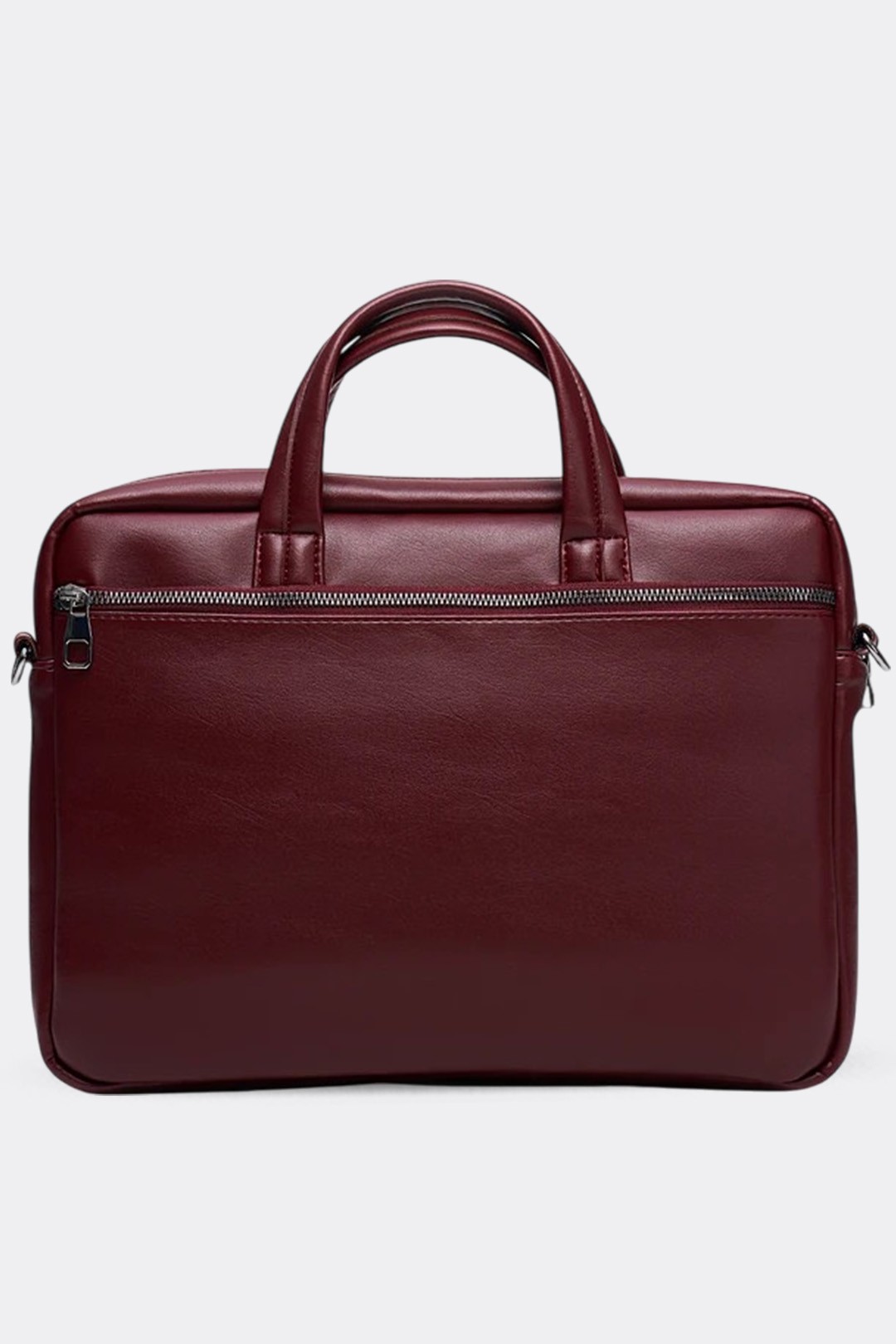 Unisex 13" & 14" Laptop Evrak Çantası Bordo Kroko