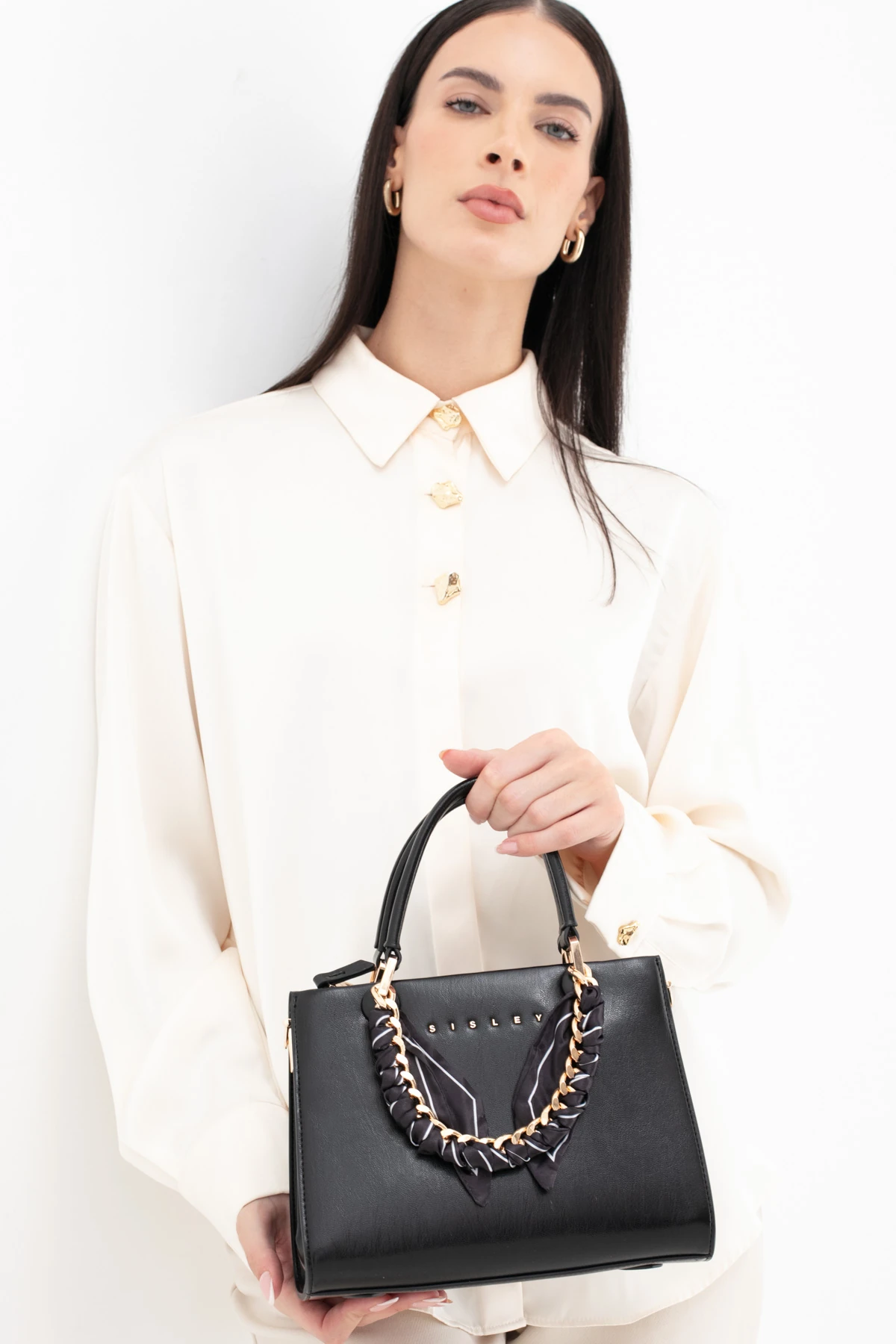 Sisley Kadın Kol Çantası SLY_270 - Siyah