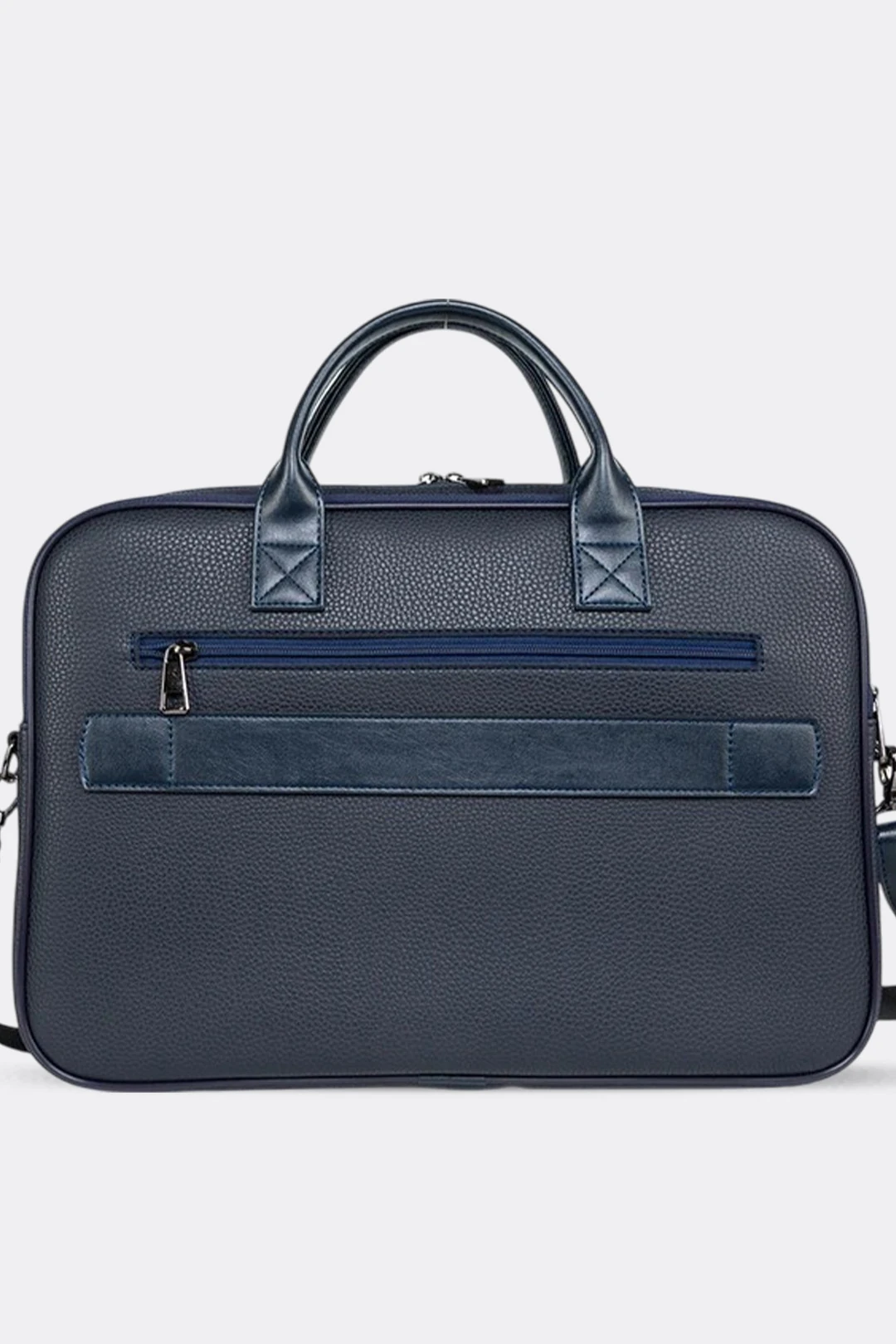 Lacivert Evrak Çantası Laptop Bölmeli