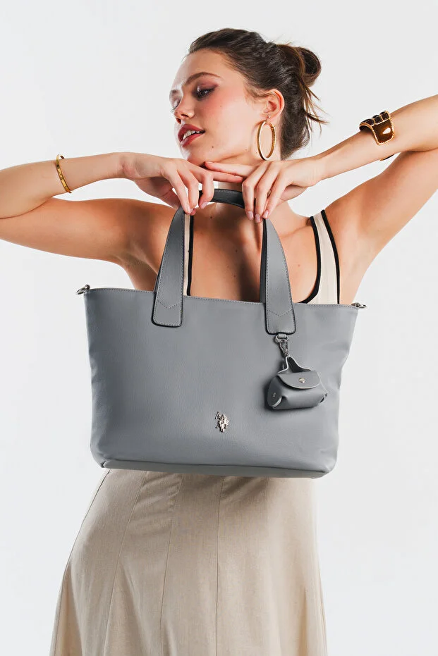 USPA Kadın Omuz Çantası US25598 - K.Gri