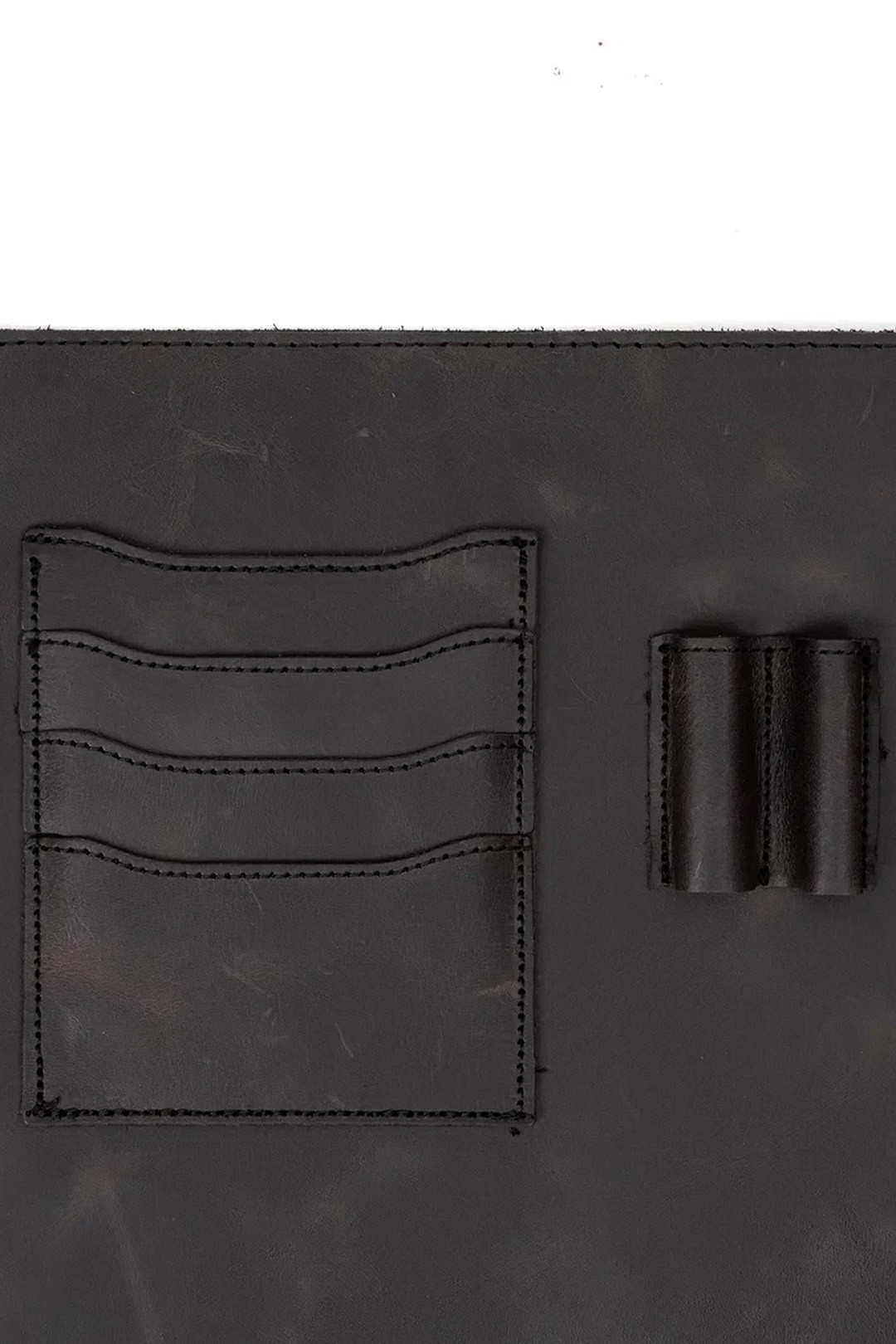Hakiki Deri Macbook Air Pro 13-14 İnç Organizer Evrak & Laptop & Tablet Çantası - Asfalt
