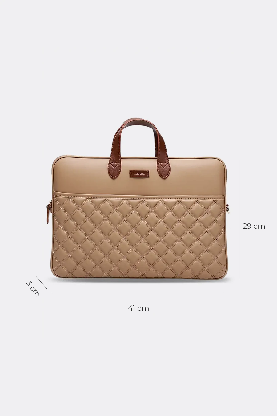 Macbook Air Pro 15" & 16" inç Laptop Evrak Çantası  - Vizon