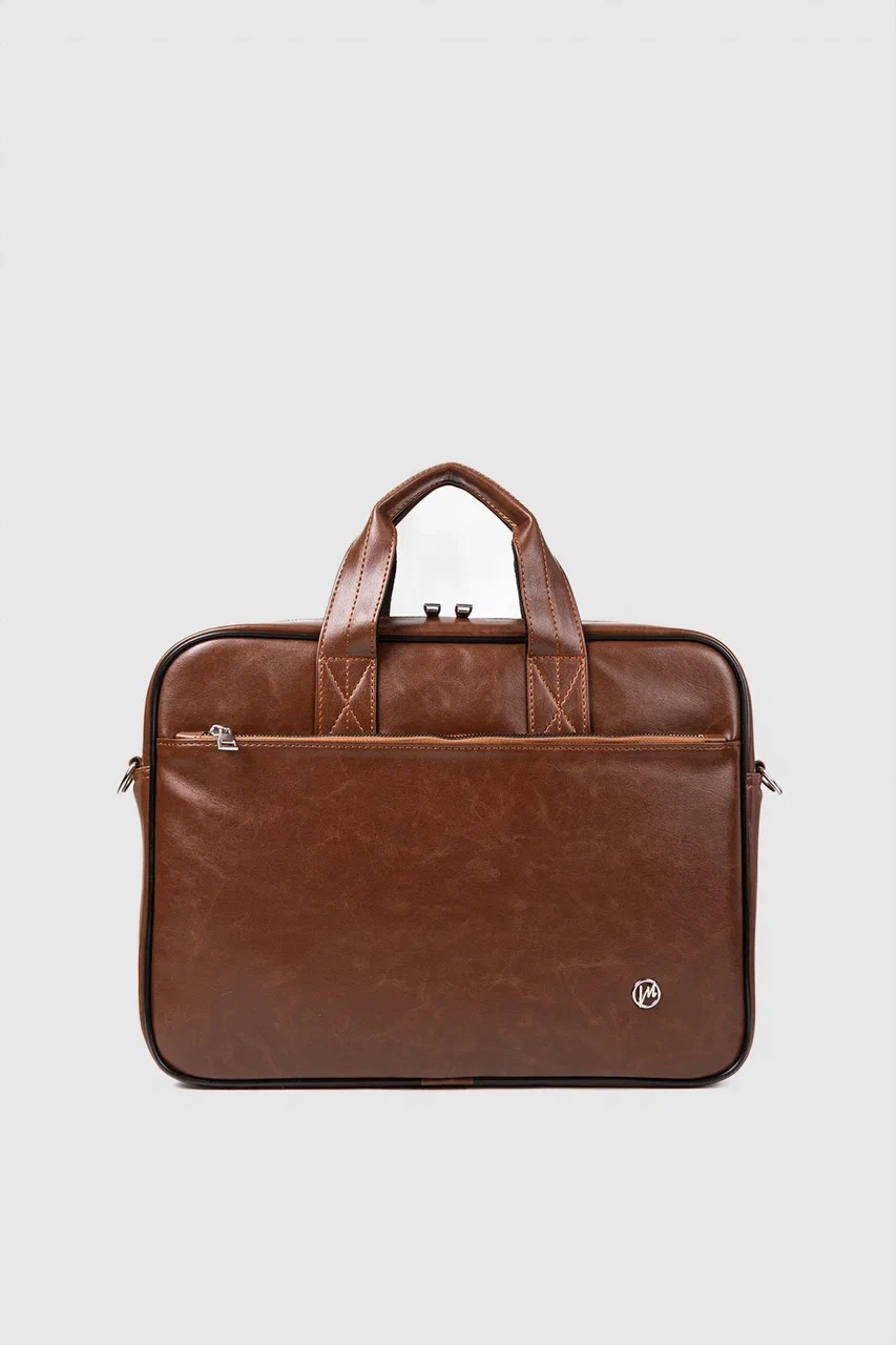 Unisex 13-14 Inç Evrak Laptop Çantası  - Taba