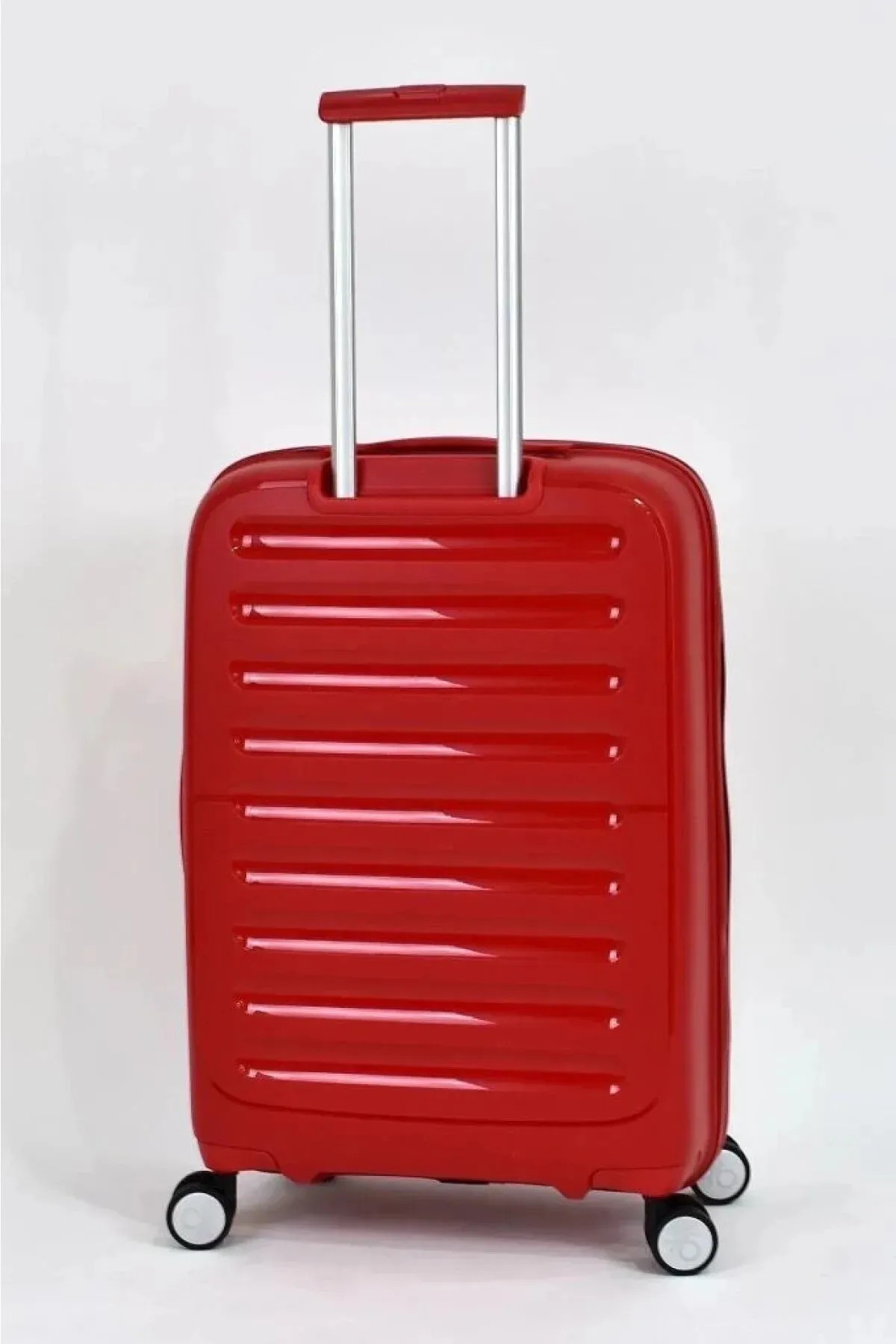 Benetton Orta Boy Valiz Trolley 60 cm - Kırmızı