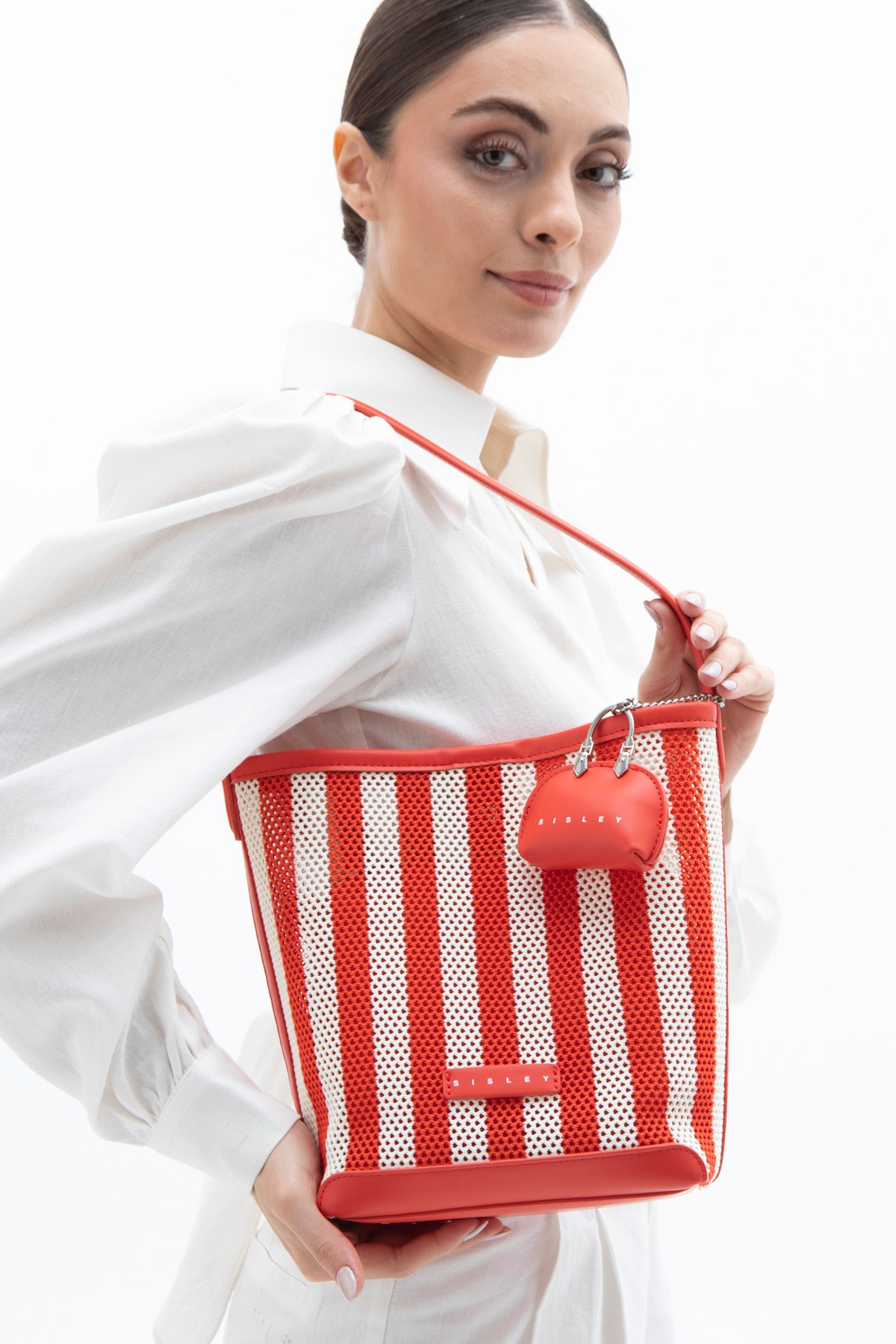 Sisley Kadın Omuz Çantası SLY_225 - Kırmızı