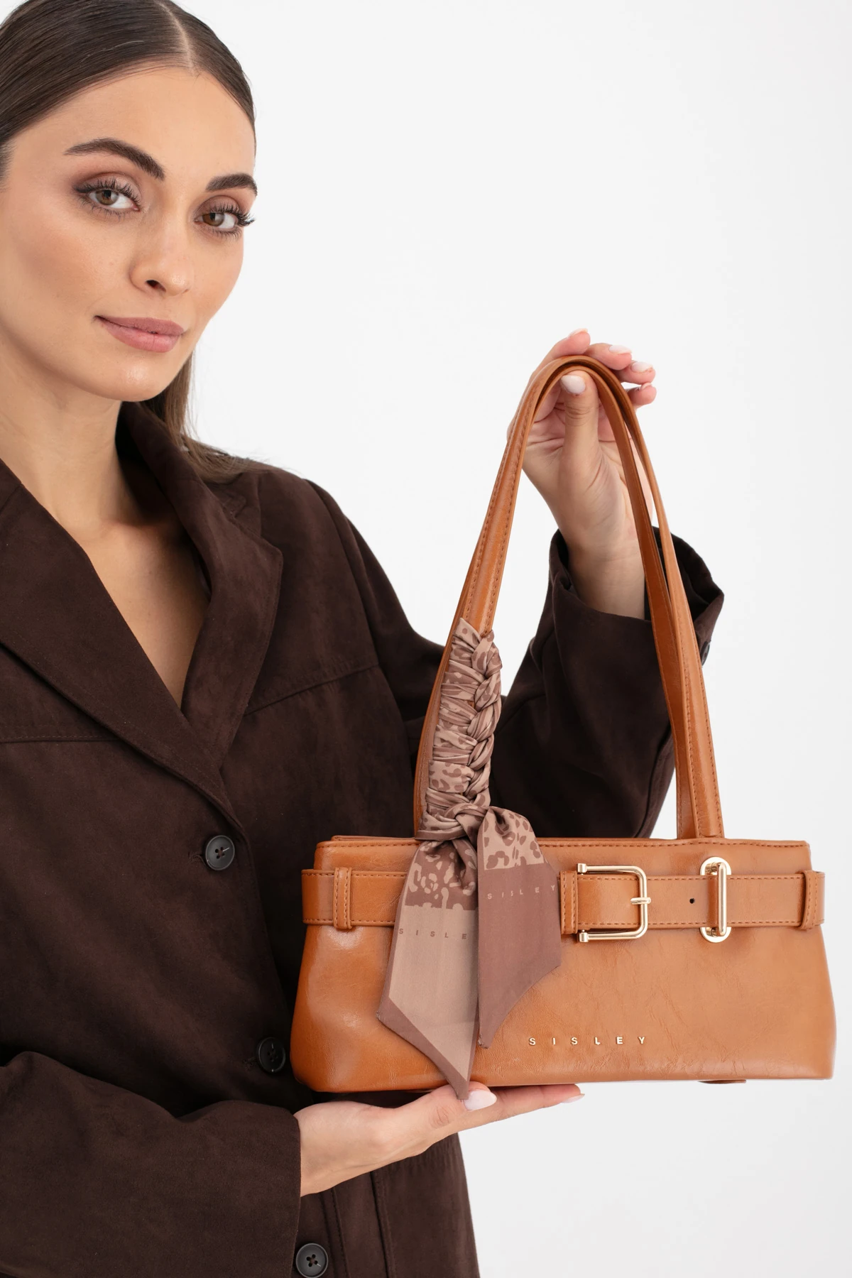 Sisley Kadın Omuz Çantası SLY_290 - Taba