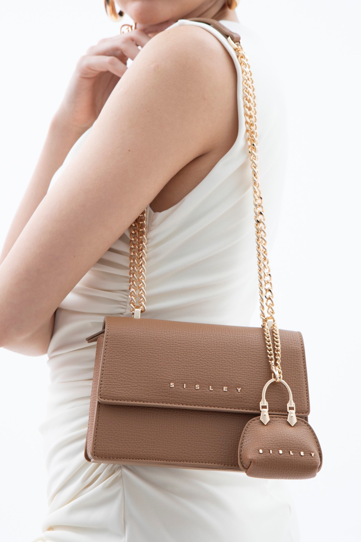 Sisley Kadın Çapraz Çanta SLY_152 - Camel