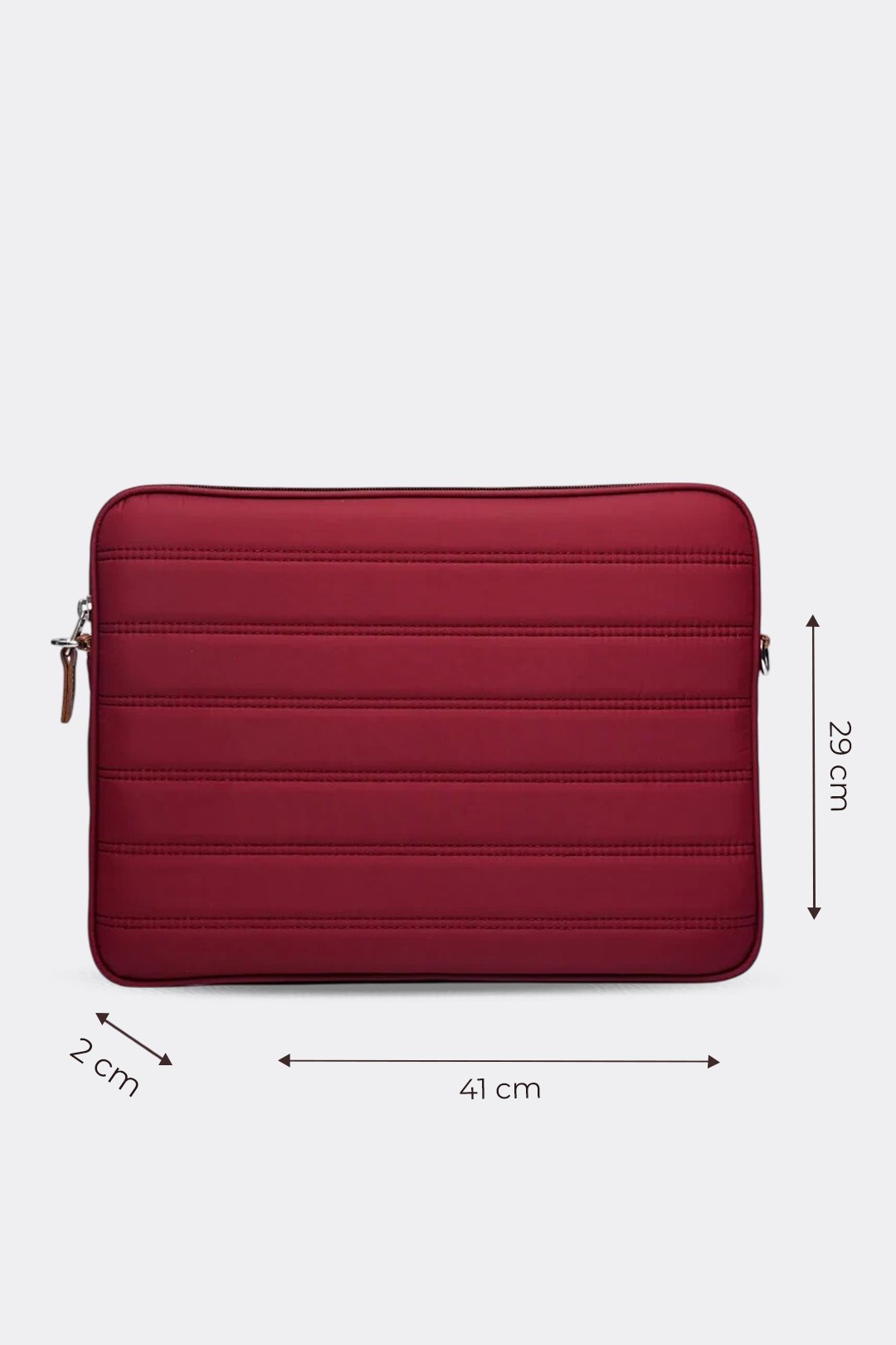 Su Geçirmez Kumaş Laptop Kılıfı 15.6 & 16 Inç - Bordo