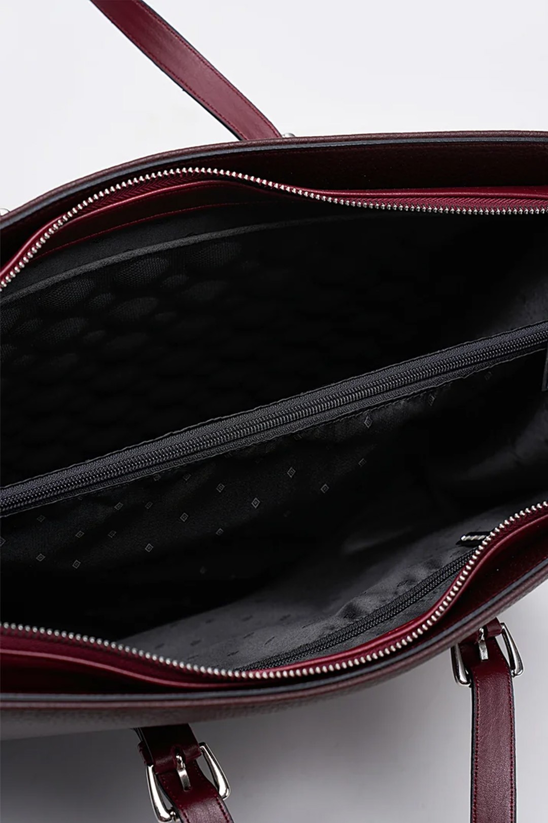 Kadın Evrak Laptop Çantası - Bordo Kroko
