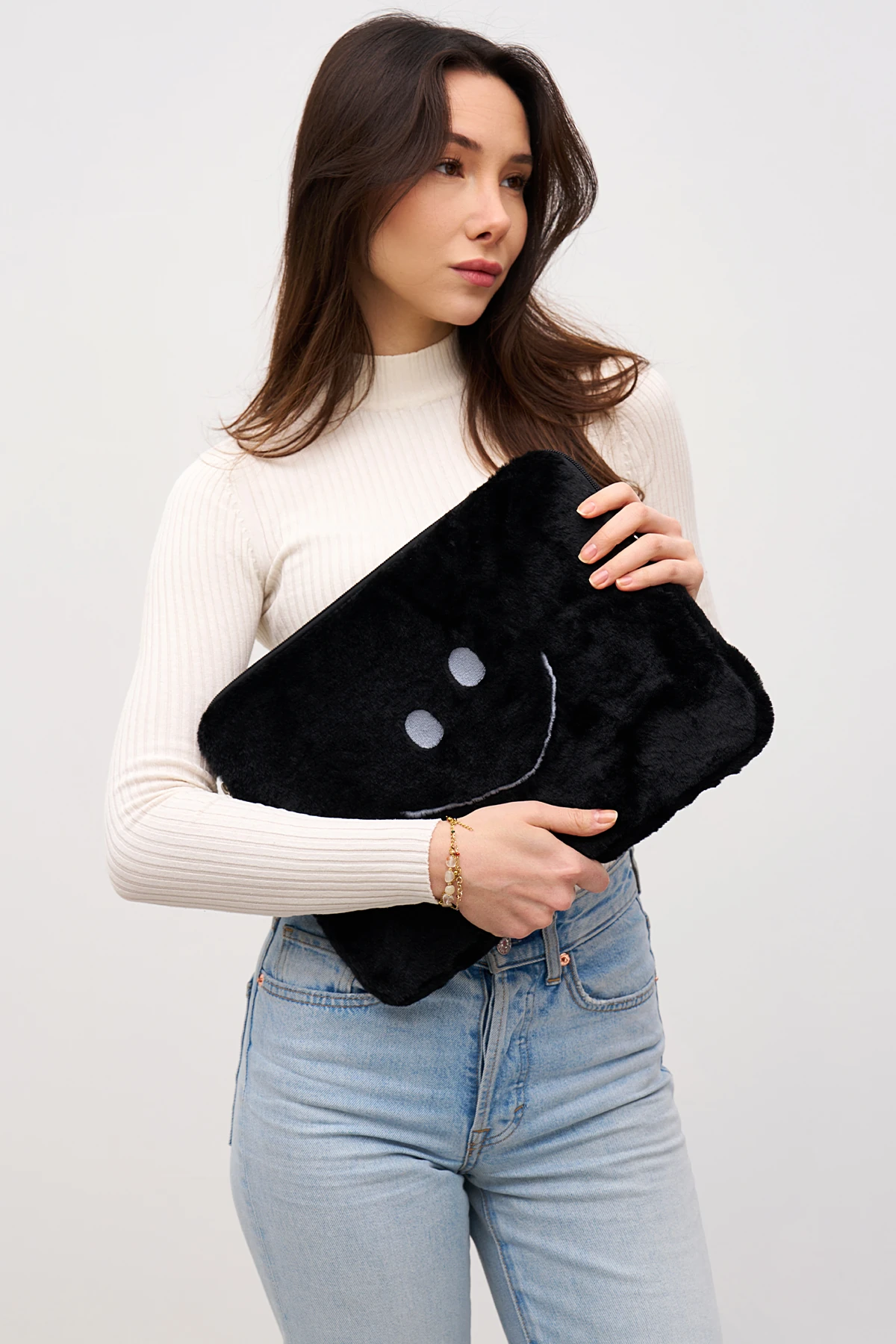 Smile Laptop Kılıfı 13" & 14" İnç Uyumlu - Siyah