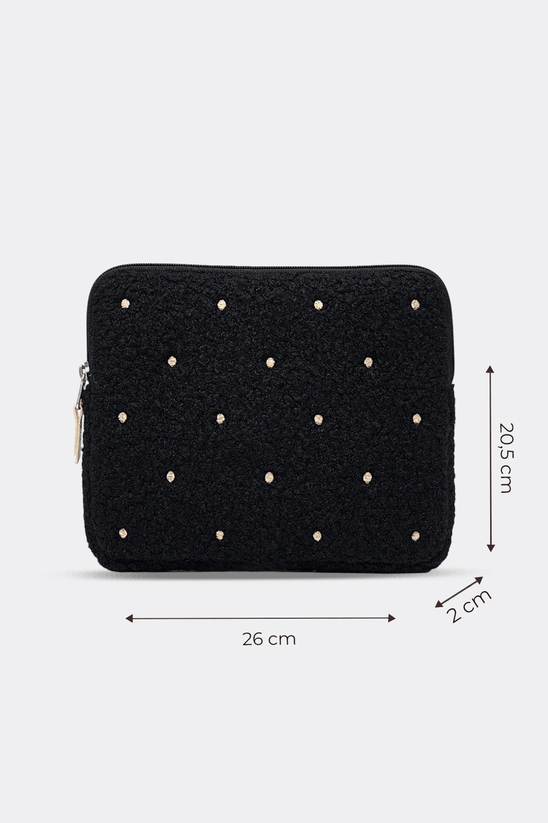 Puantiyeli Tablet Kılıfı 10” & 11” İnç Uyumlu  - Siyah