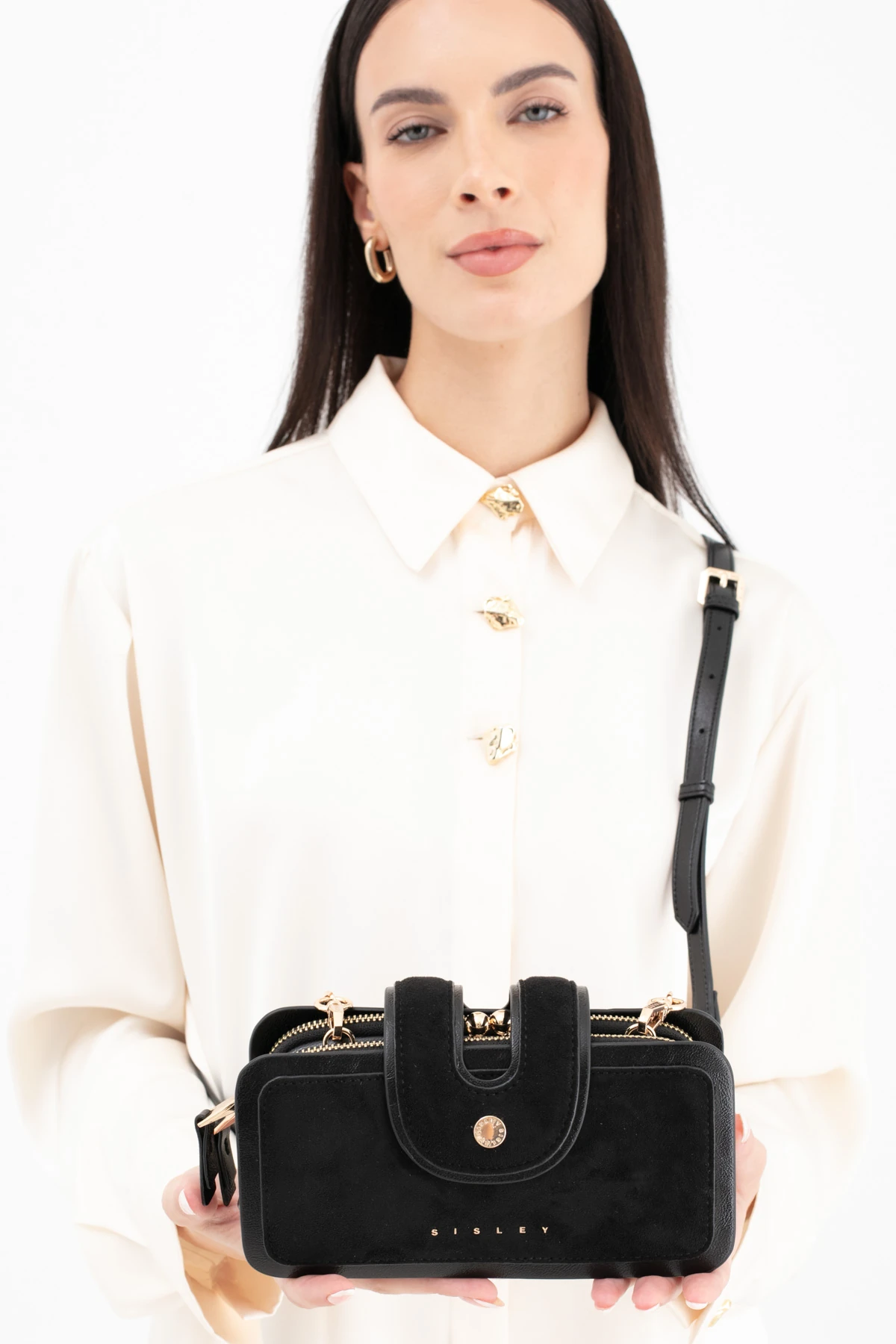 Sisley Kadın Çapraz Çanta SLY_247 - Siyah