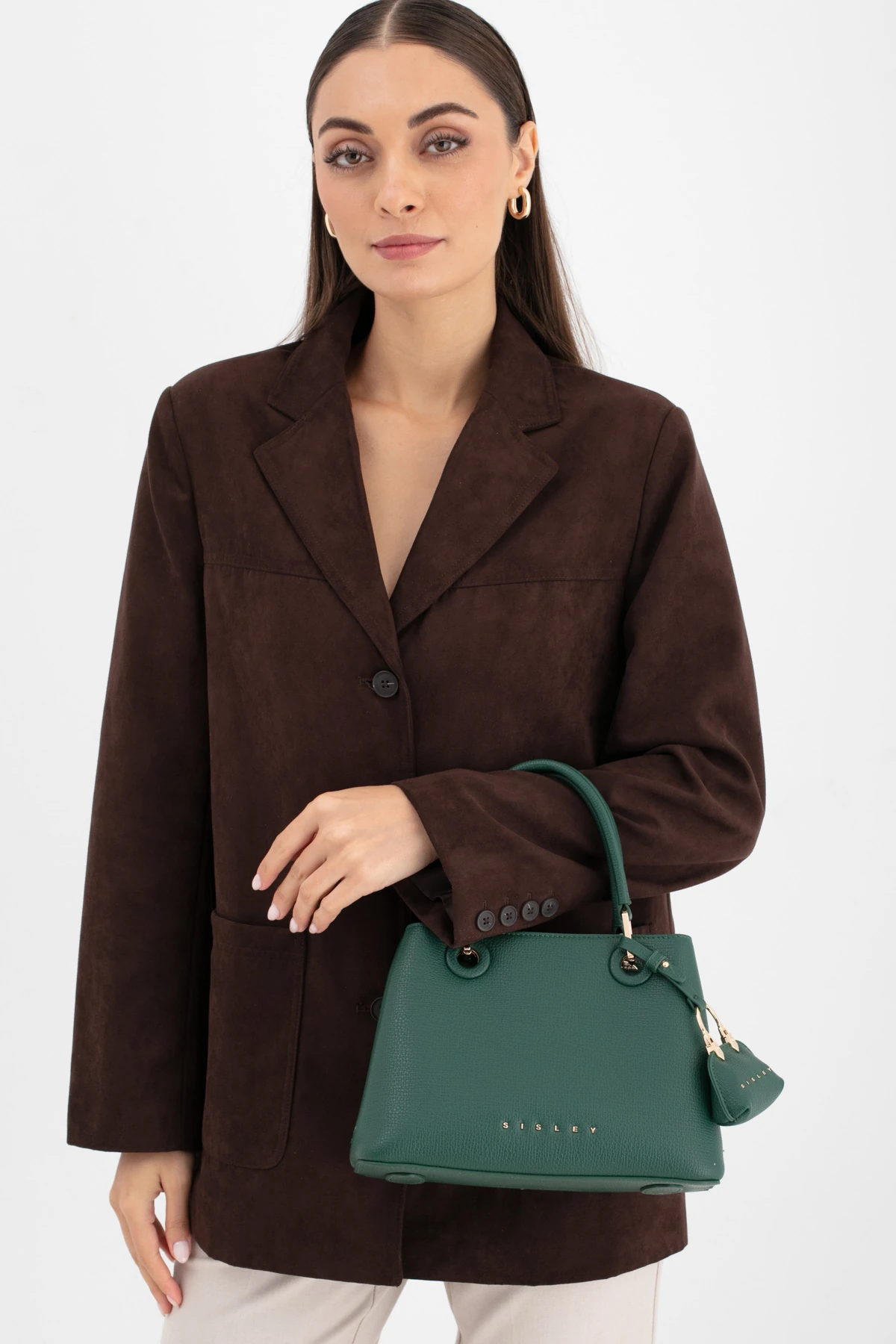 Sisley Kadın Kol Çantası SLY_267 - Zümrüt