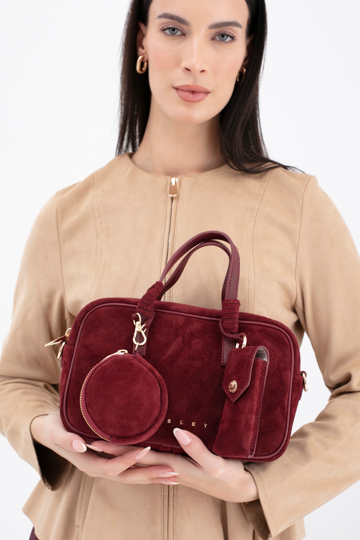 Sisley Kadın El Çantası SLY_307 - Bordo