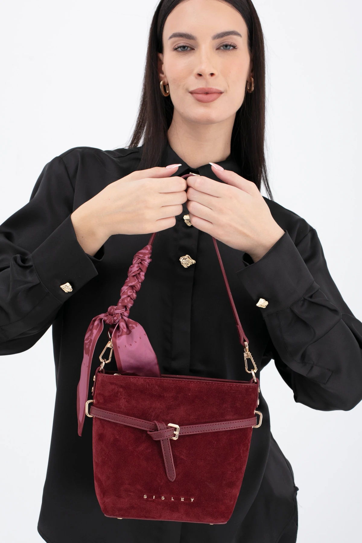 Sisley Kadın Omuz Çantası SLY_305 - Bordo