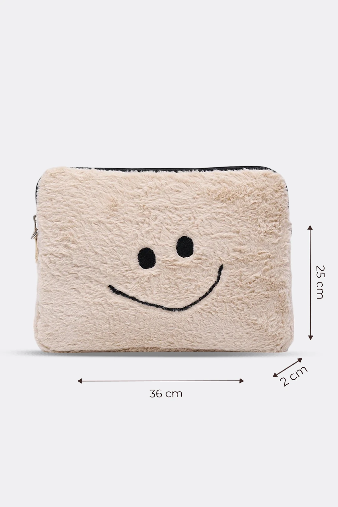 Smile Laptop Kılıfı 13" & 14" İnç Uyumlu - Bej