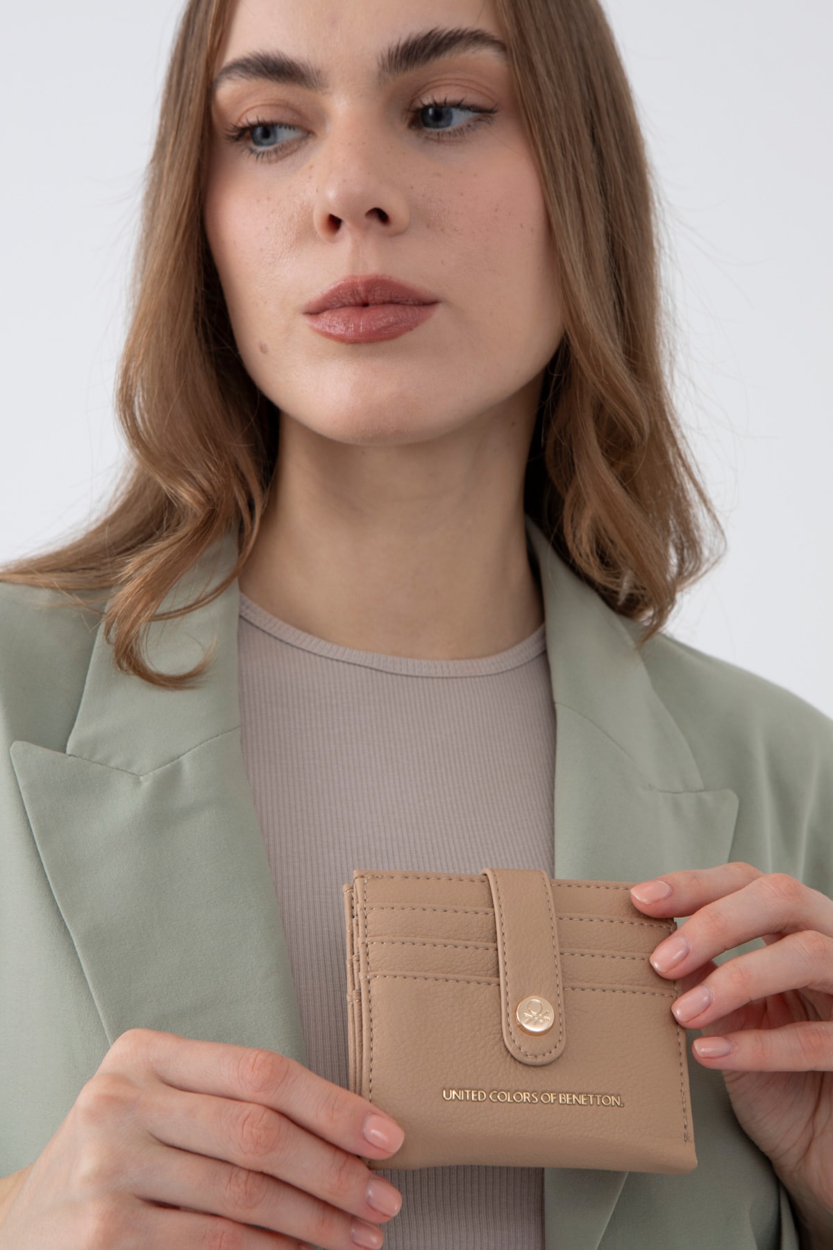 Benetton Kadın Cüzdan BNT_1243 - Kum