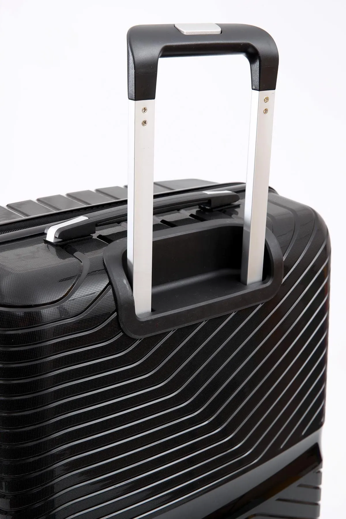 ÇÇS 5239 Polipropilen 3'lü Valiz Seti - Siyah