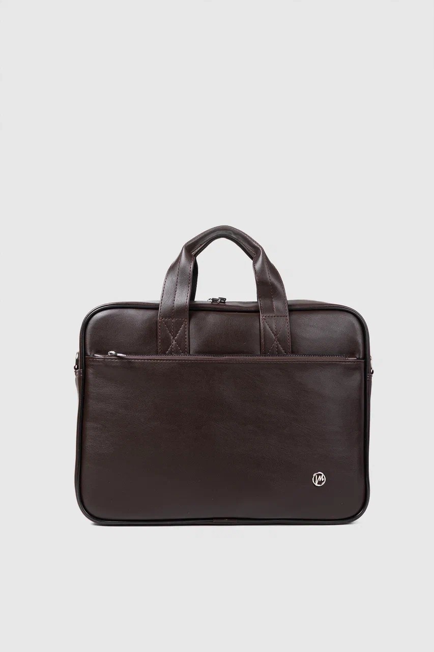 Unisex 13-14 Inç Evrak Laptop Çantası  - Kahverengi
