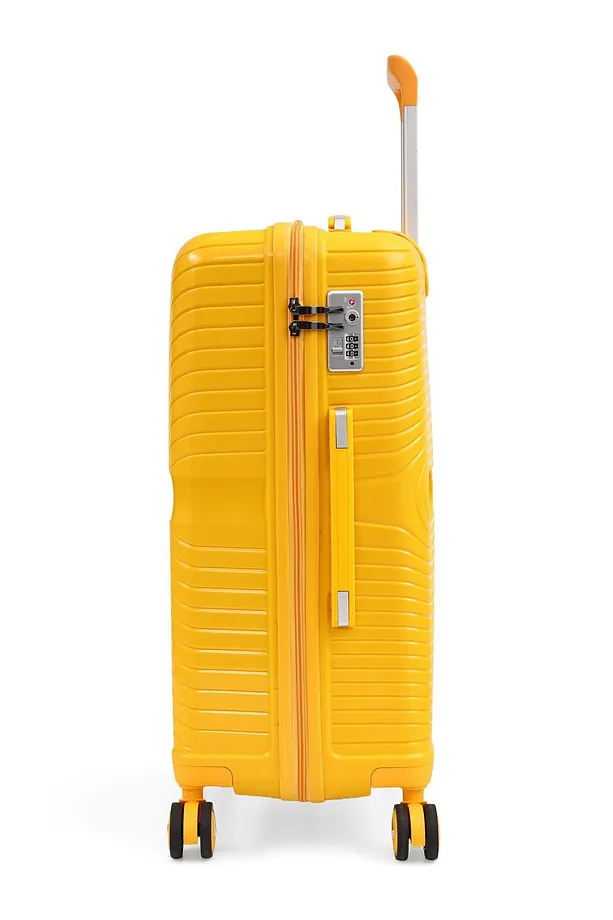 ÇÇS 5239 Polipropilen 3'lü Valiz Seti - Sarı