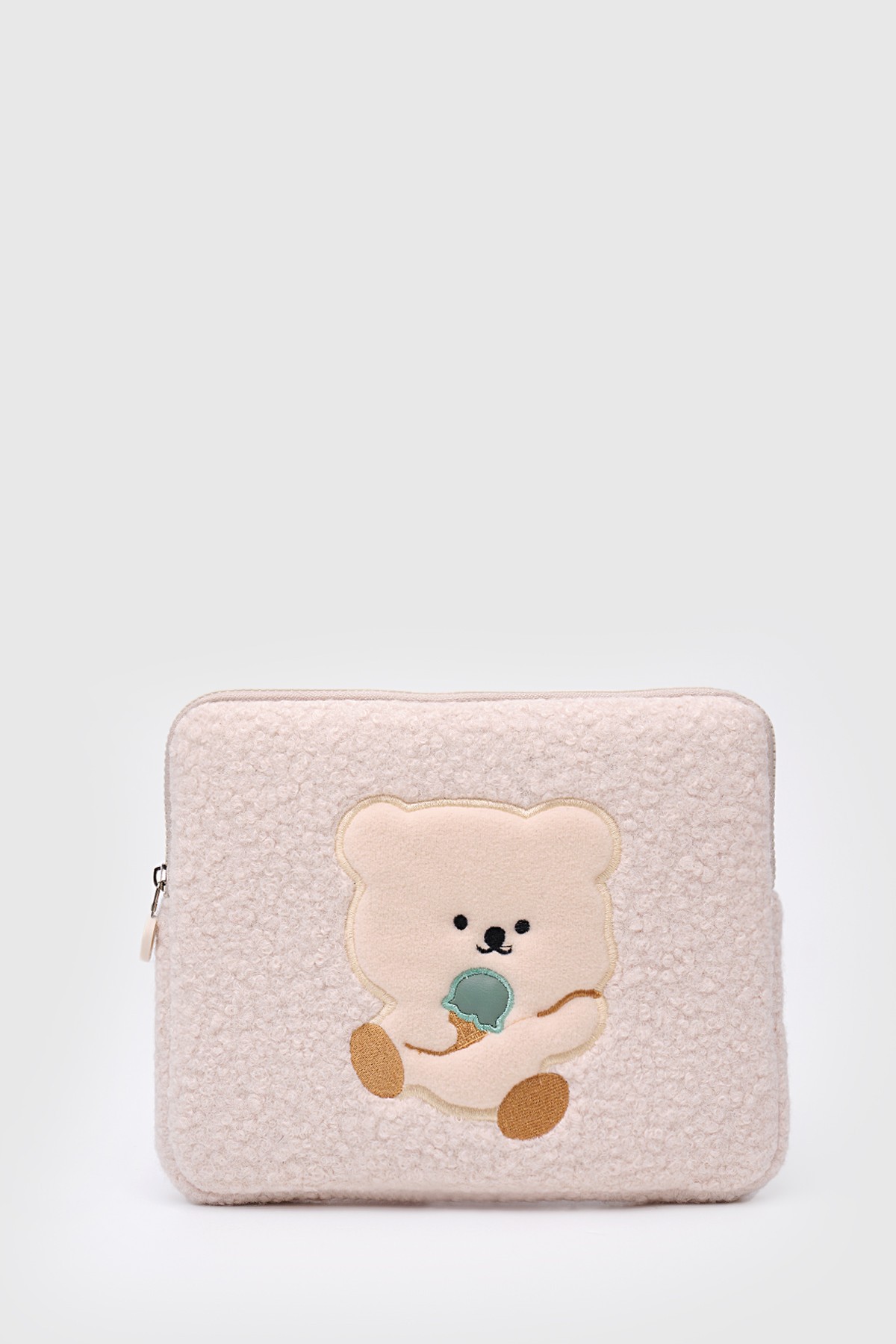 Teddy Bear Tablet Kılıfı 10” & 11” İnç Uyumlu  - Bej