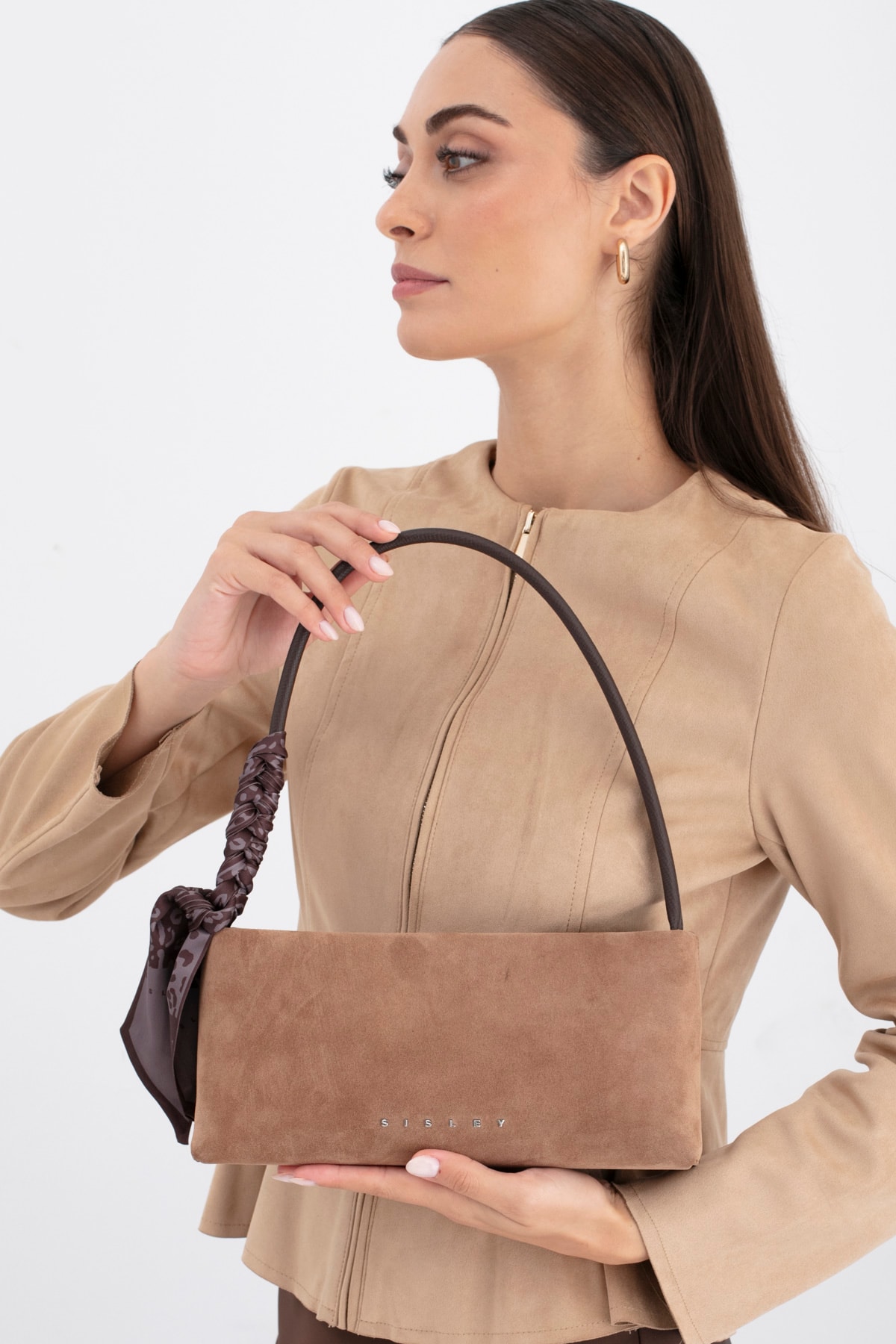 Sisley Kadın Omuz Çantası SLY_301 - Taba-Kahve