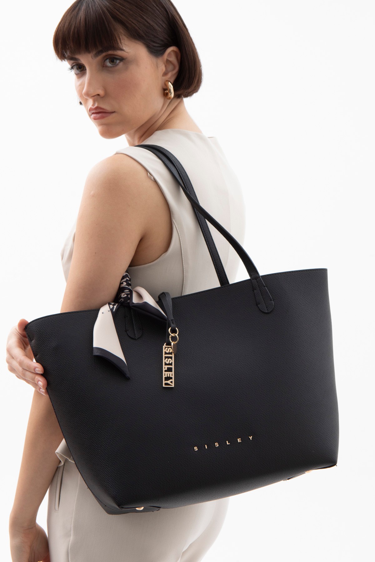 Sisley Kadın Omuz Çantası SLY_188 - Siyah