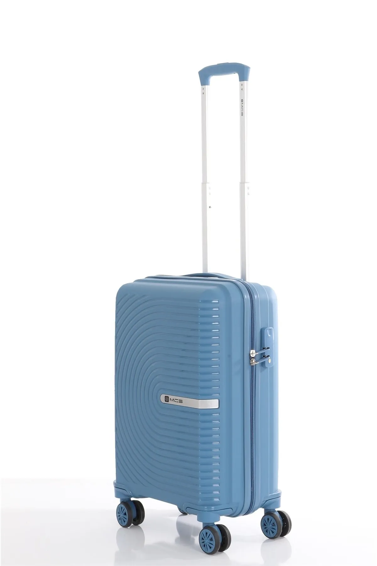 MÇS Polipropilen Kabin Boy Valiz  - Sky Blue