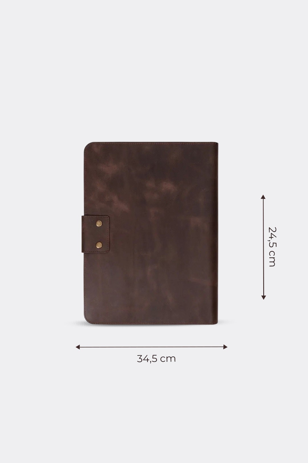 Hakiki Deri Macbook Air Pro 13-14 İnç Organizer Evrak & Laptop & Tablet Çantası - Fındık
